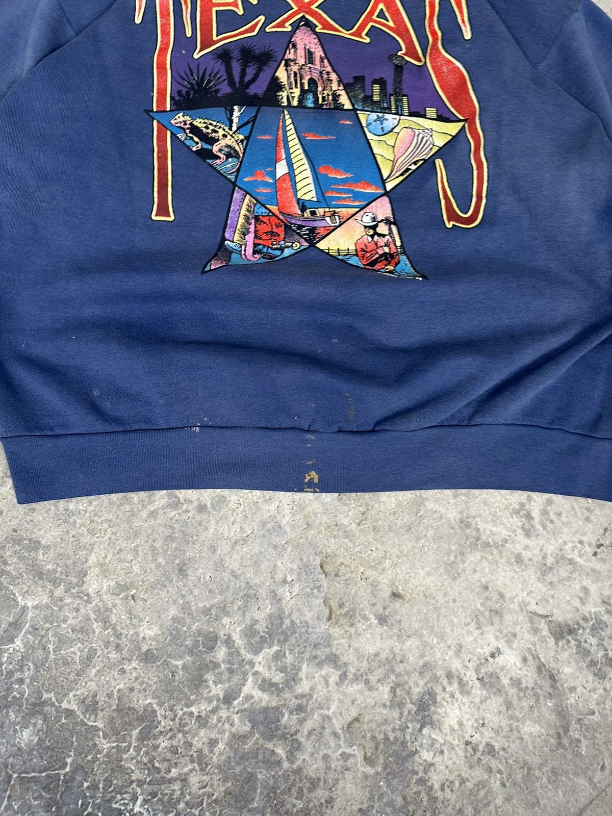 Vintage Vintage Distressed Texas State Crewneck Size US XL / EU 56 / 4 - 3 Thumbnail