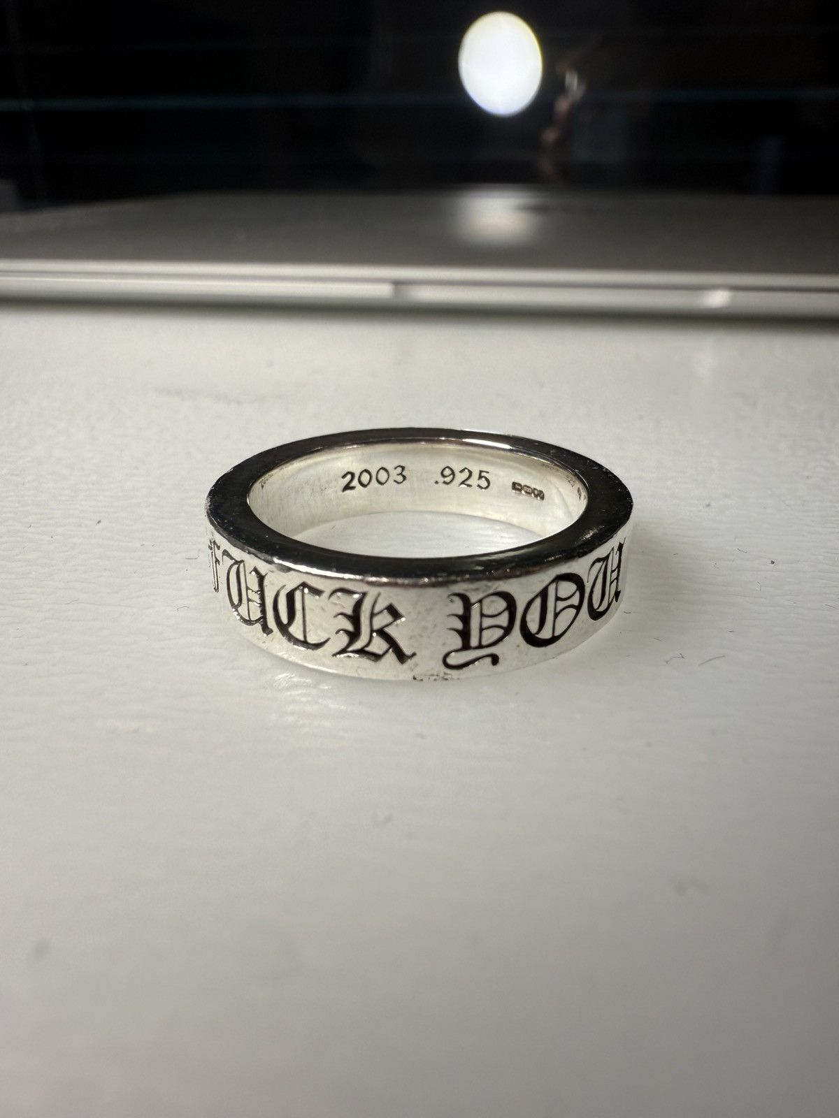 www　CHROMEHEARTS SPACER FK YOU RING Chrome Hearts Fuck You Thin Spacer Ring – Justin Reed