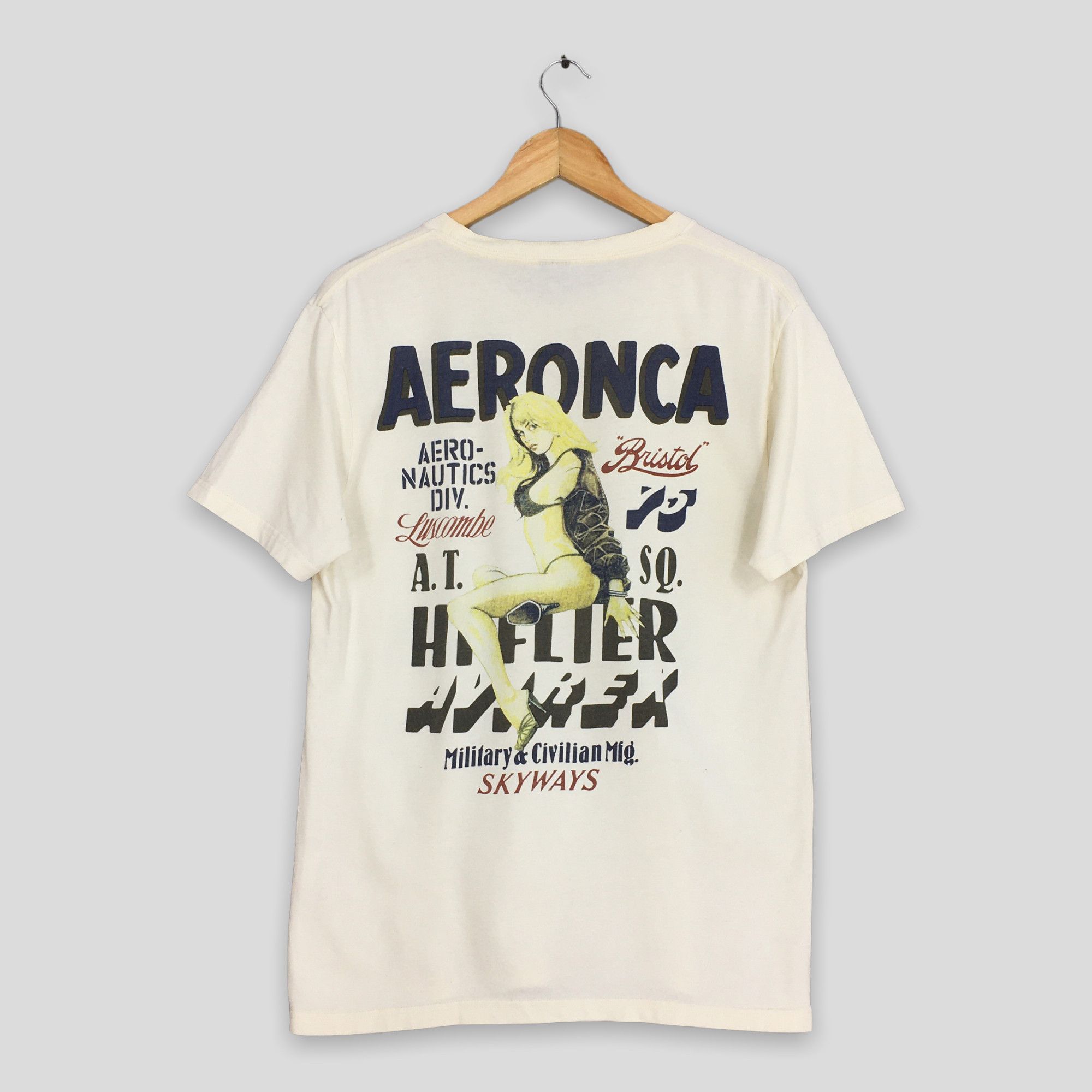 Avirex × Vintage Vintage Avirex Aeronca Skyways Air Force T shirt Large Size US L / EU 52-54 / 3 - 9 Thumbnail