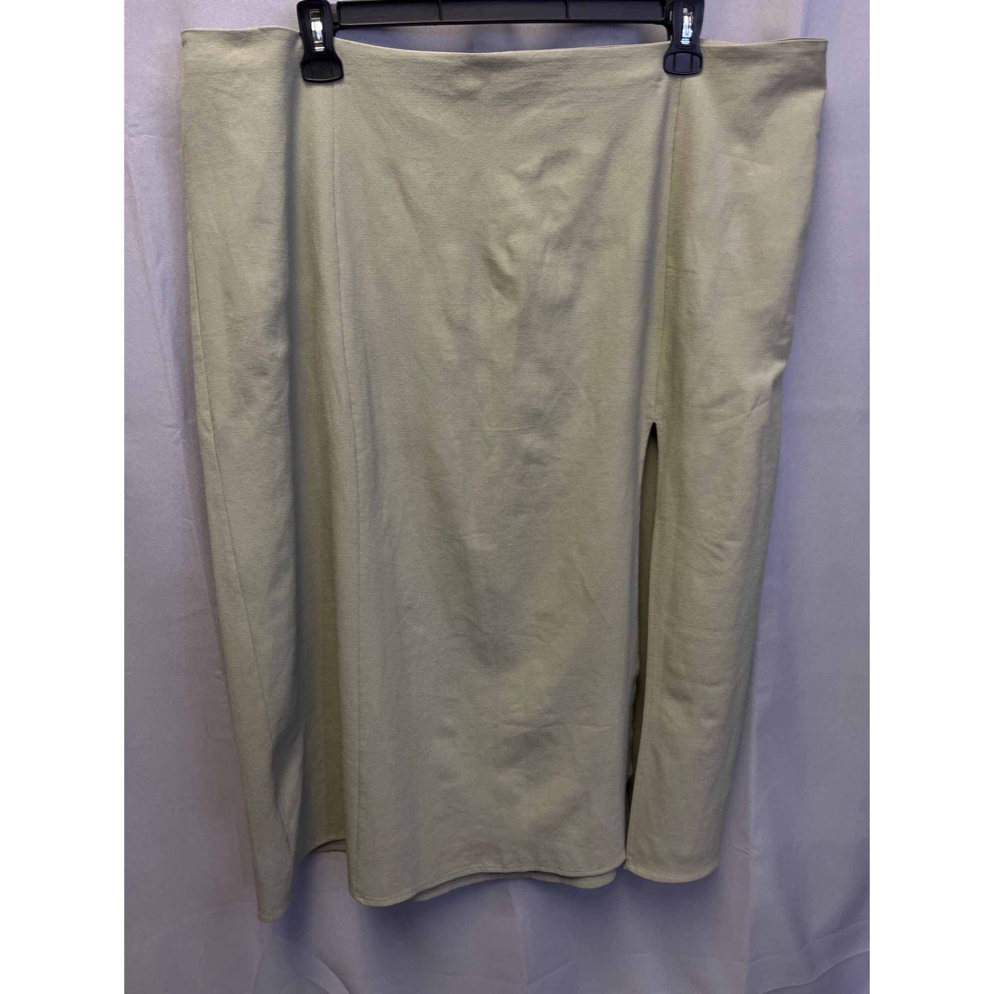 Other Abercrombie and Fitch womens sage green High-Waist Midi Skir Size 38" / US 16 / IT 52 - 1 Thumbnail
