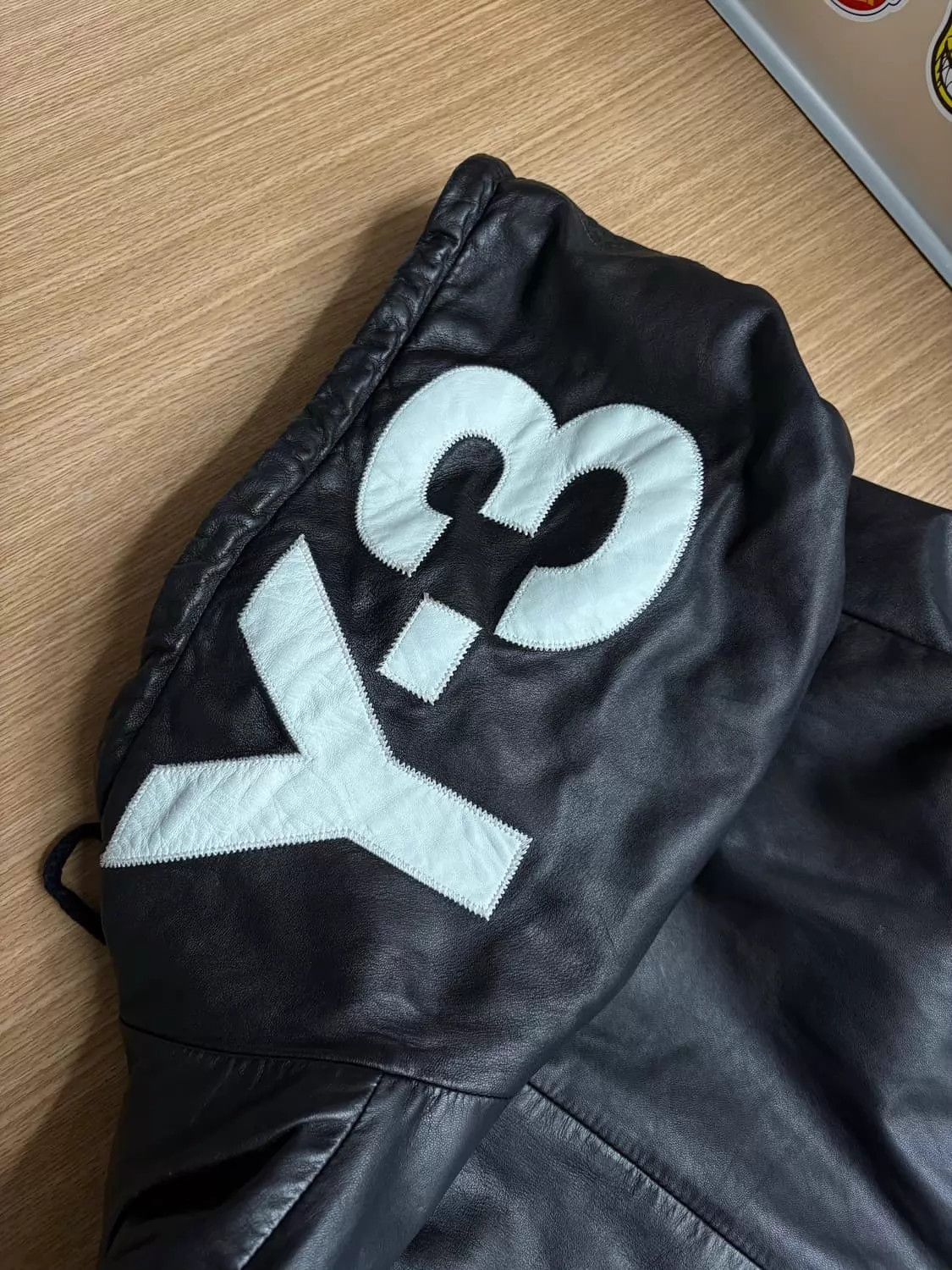 Y-3 Y-3 Retro Dark Tech Hooded Logo Leather Jacket Unisex Size US M / EU 48-50 / 2 - 4 Thumbnail