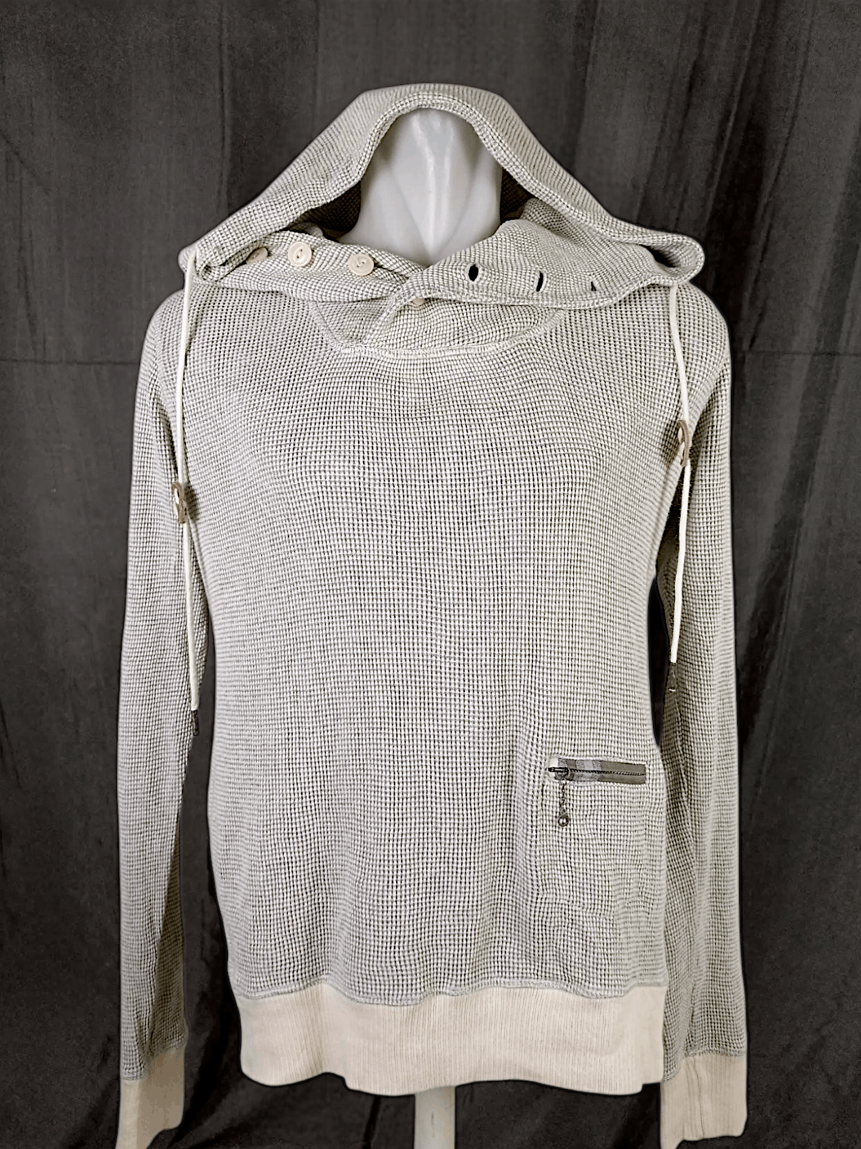 Diesel DIESEL-CO. Hoodie Slim Fit Waffle Knit Sweatshirt Jumper Size US L / EU 52-54 / 3 - 19 Thumbnail