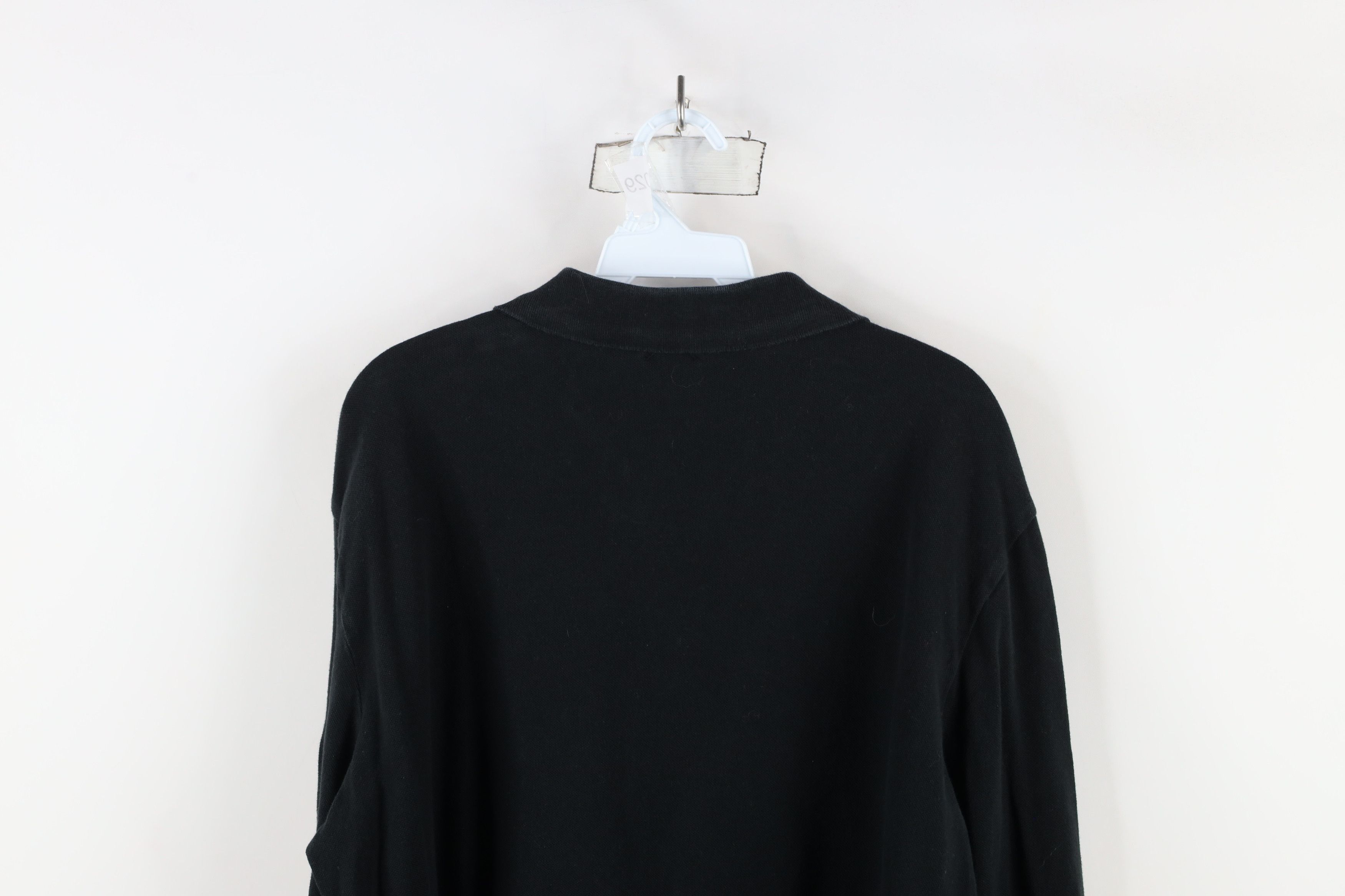 Polo Ralph Lauren Vintage Ralph Lauren Fit Long Sleeve Rugby Polo Shirt Black Size US XL / EU 56 / 4 - 11 Thumbnail