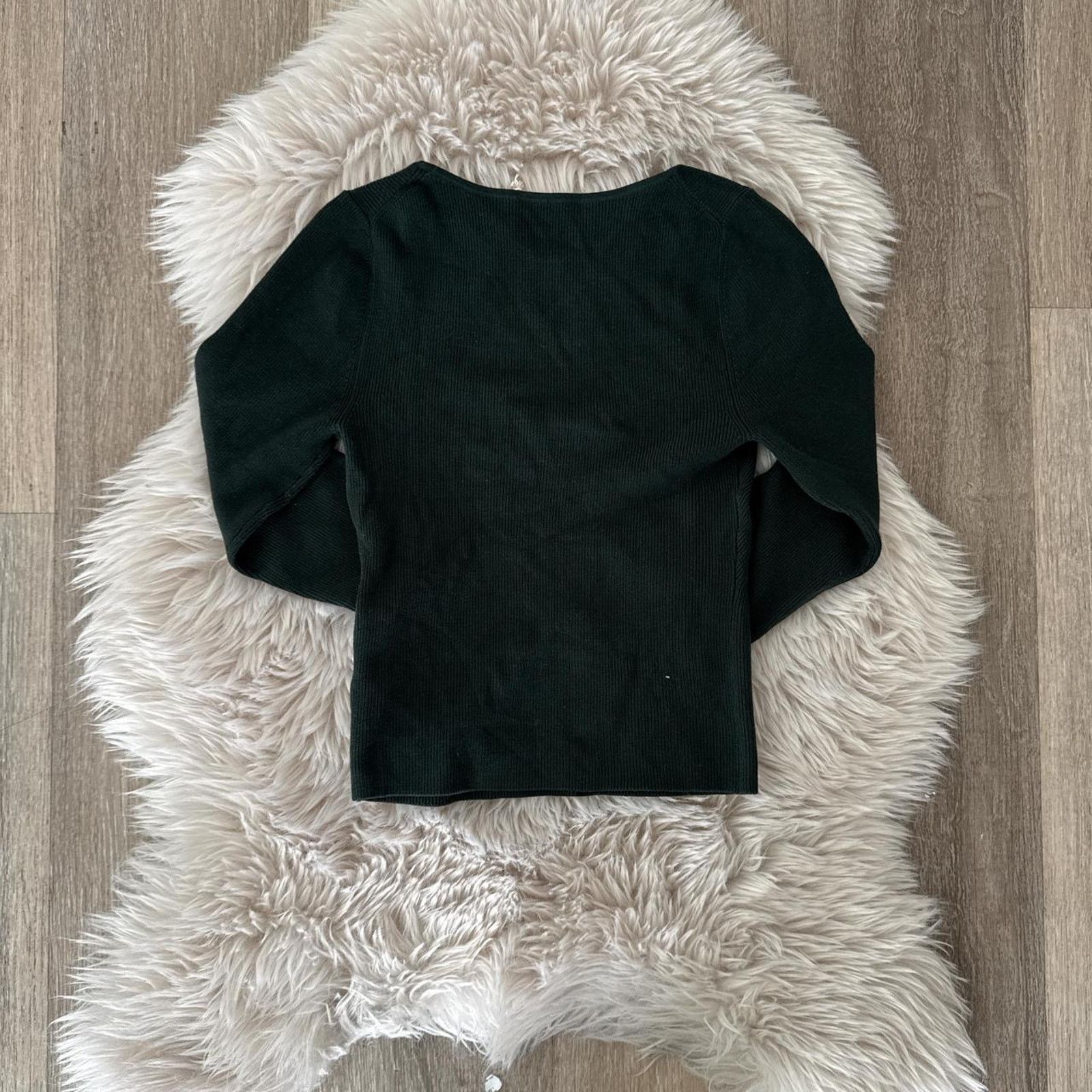 Aritzia NWT ARITZIA Wilfred Tuscany Sweater - Dark Green M Size M / US 6-8 / IT 42-44 - 3 Thumbnail