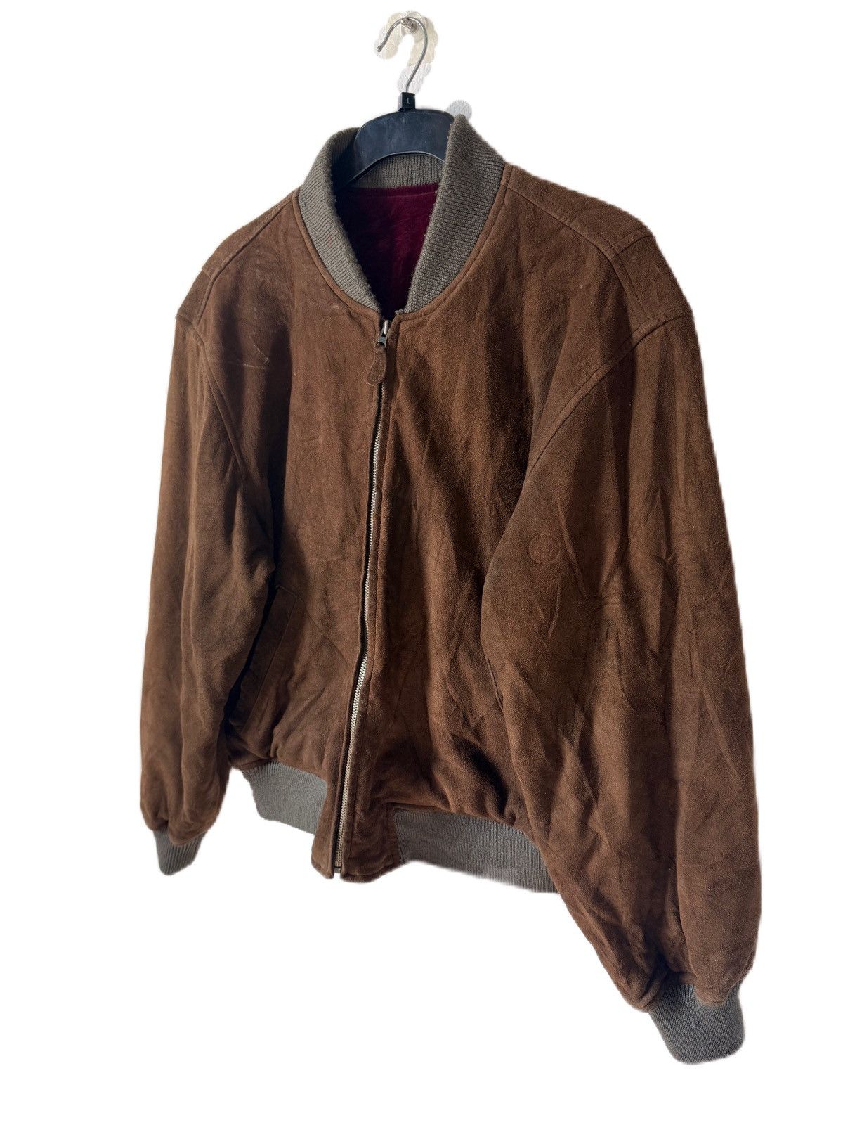 Kadoya GENUINE DEER LEATHER BARBICHE JAPANESE BRAND MARRON INSIDE Size US M / EU 48-50 / 2 - 3 Thumbnail