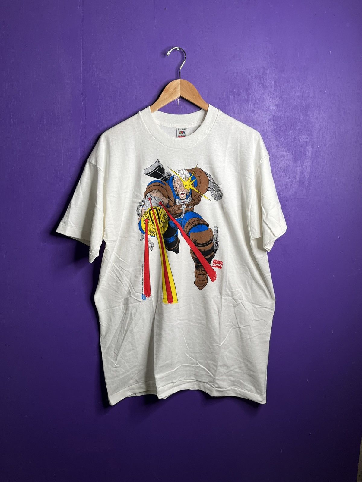 Marvel Comics × Vintage Vintage 1993 Marvel comics Cable t-shirt Size US XL / EU 56 / 4 - 1 Thumbnail