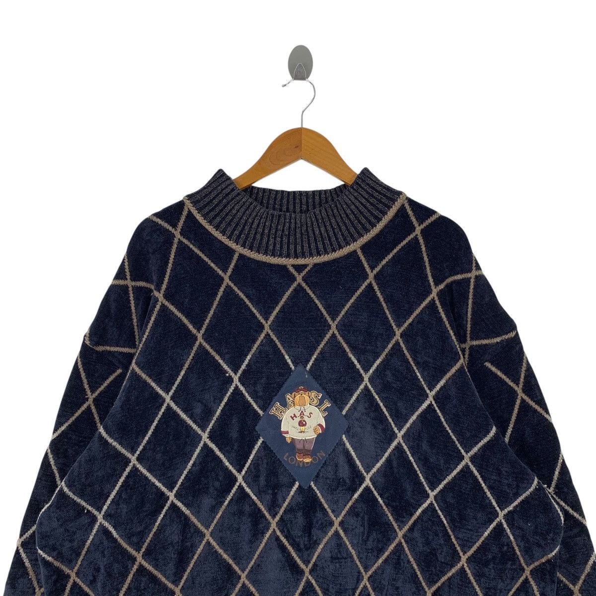Hardy Amies HARDY AMIES Sport Italian Designer Center Logo Sweatshirt Size US XXL / EU 58 / 5 - 3 Thumbnail