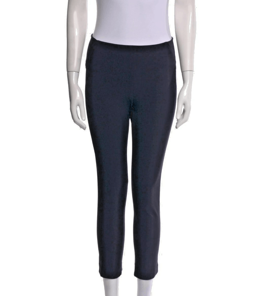 Veronica Beard Veronica Beard Cropped Pants – Size 6 – Navy – Grosgrain Tr Size 28" / US 6 / IT 42 - 1 Thumbnail