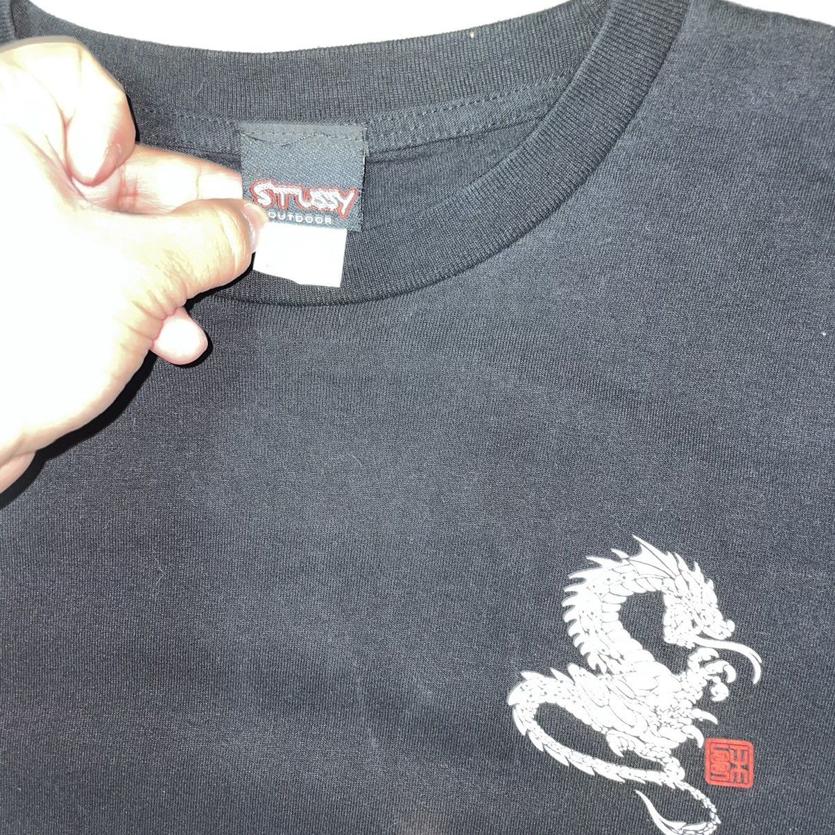 Stussy × Vintage Stussy Outdoors Y2K Dragon T-shirt Size US M / EU 48-50 / 2 - 4 Thumbnail