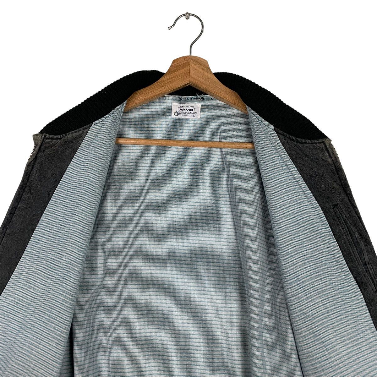 Japanese Brand HALEI-WA Casual Wear Bomber Jacket #0222-C10 Size US L / EU 52-54 / 3 - 13 Thumbnail