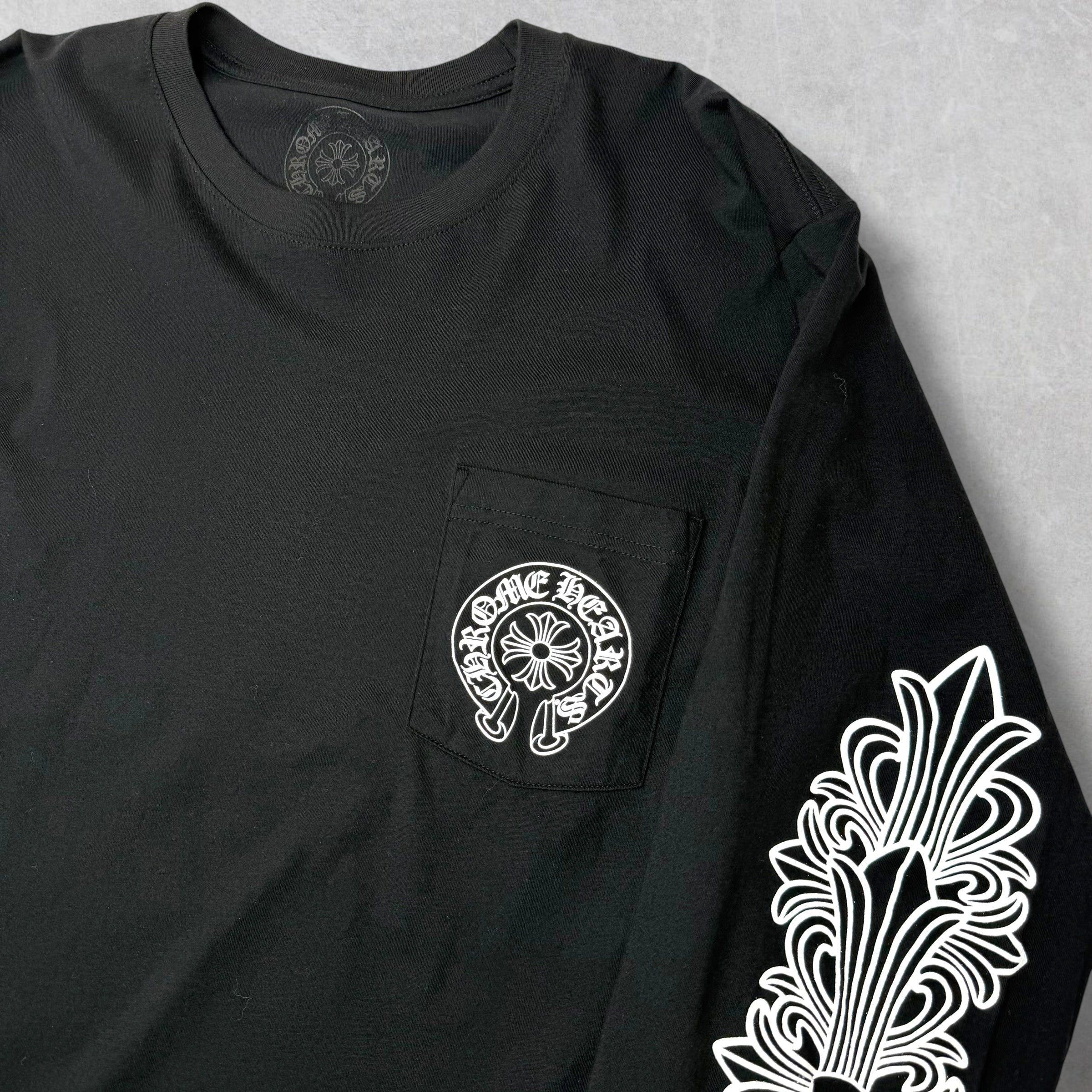 Chrome Hearts Chrome Hearts Las Vegas Horseshoe Floral L/S XL Size US XL / EU 56 / 4 - 4 Thumbnail