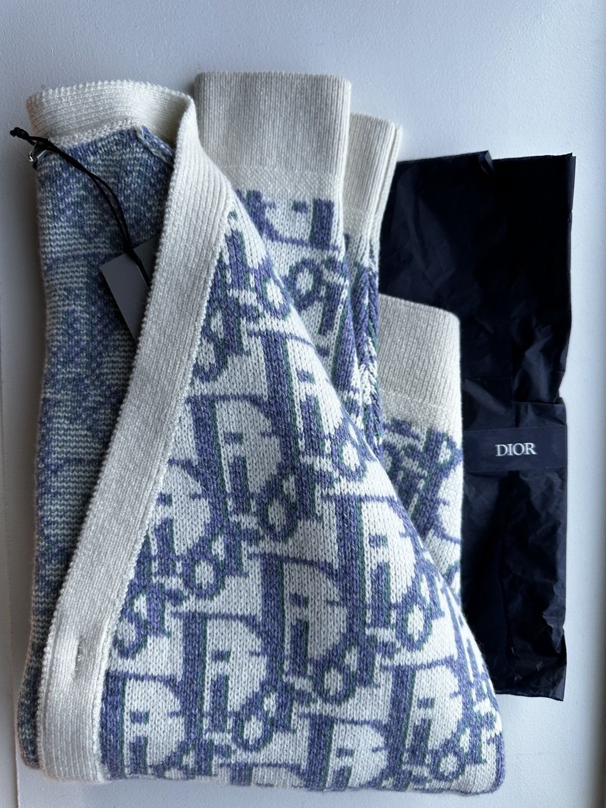 Dior Dior Oblique Wool Cardigan Size US L / EU 52-54 / 3 - 3 Thumbnail
