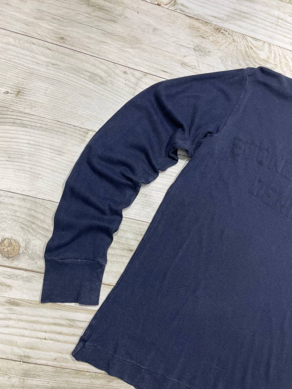 Stone Island Vintage Stone Island Denims Long Sleeve T-Shirt 2008 Y2K Size US S / EU 44-46 / 1 - 6 Thumbnail
