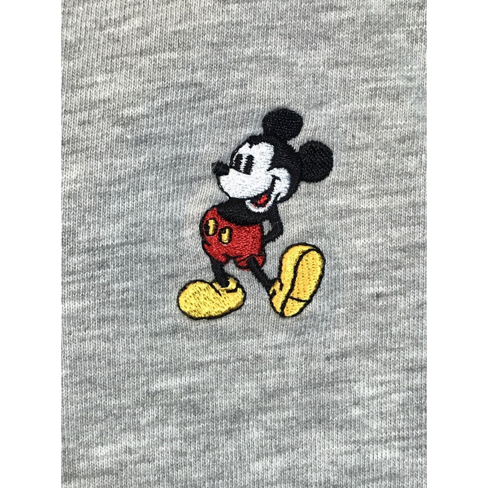 Disney VINTAGE Disney Mickey Mouse Polo Shirt Gray Embroidered Adult Small S Cartoon Mens Size US S / EU 44-46 / 1 - 3 Thumbnail