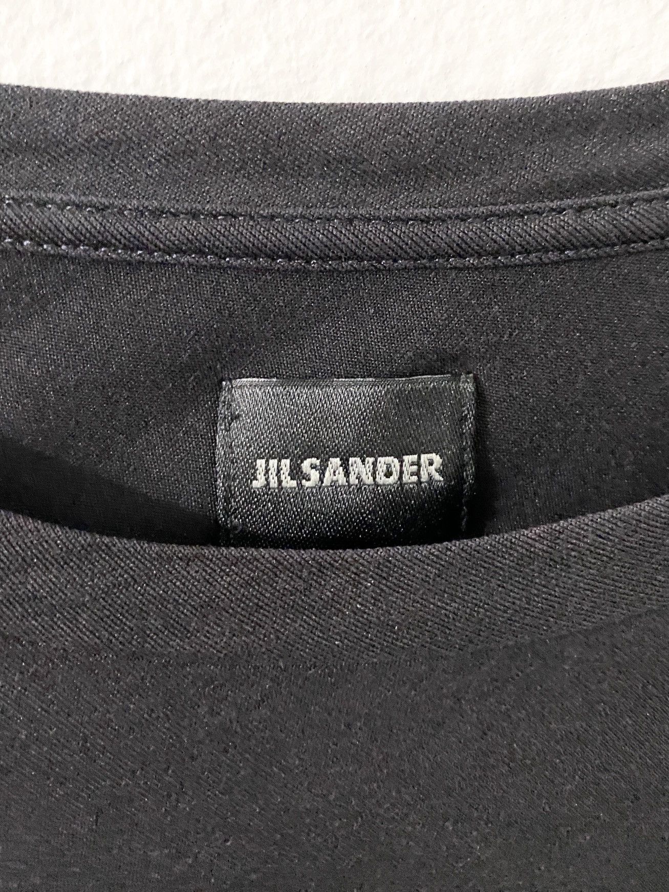 Jil Sander Jil Sander by Raf Simons Basic Black Slim Longsleeve Shirt Size US M / EU 48-50 / 2 - 5 Thumbnail