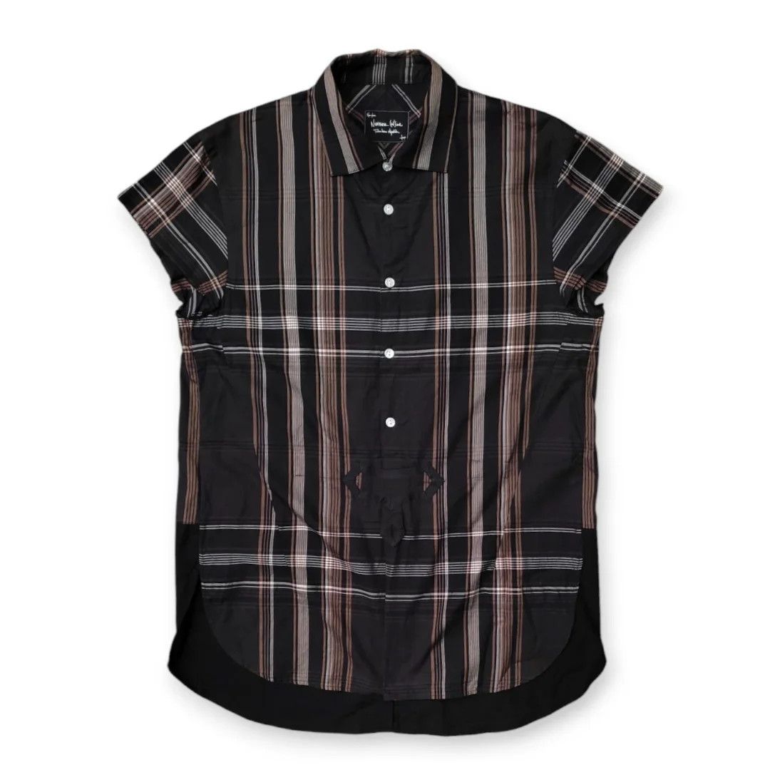 NUMBER NINE TAKAHIRO MIYASHITA BUTTON SHORT SLEEVE BLOUSE