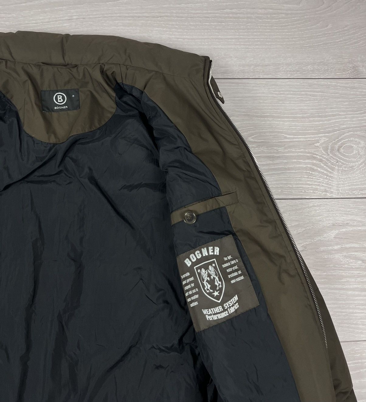 Bogner Bogner Ski Brown Down Puffer Parka Jacket Size US L / EU 52-54 / 3 - 9 Thumbnail