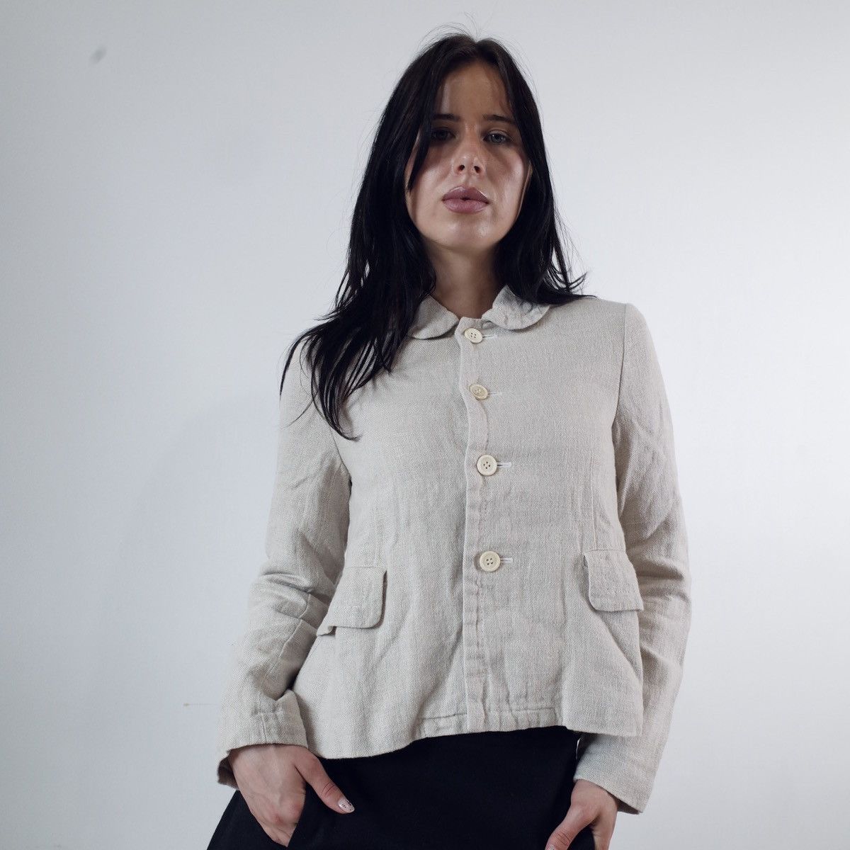 Comme des Garcons Comme Des Garçons Round Collar Jacket Size S / US 4 / IT 40 - 1 Thumbnail