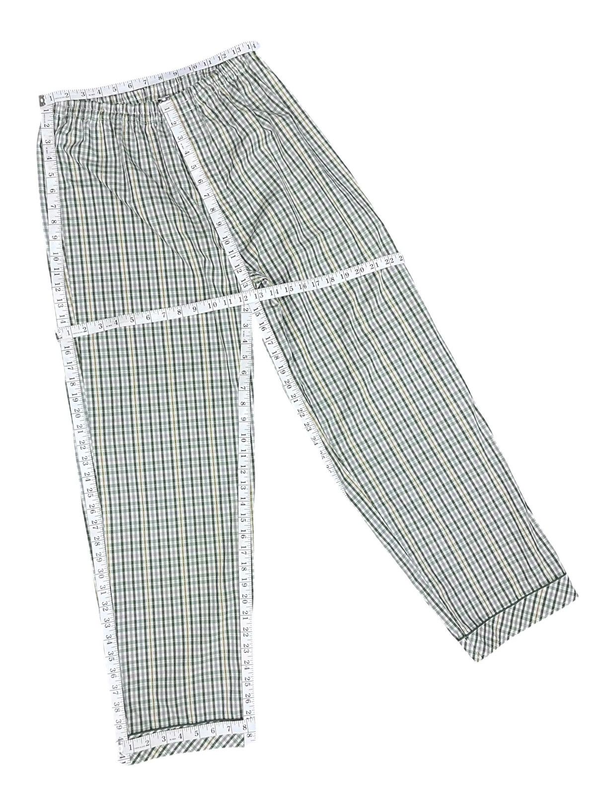 Burberry Ultra Rare Vintage Burberrys Green Check Pajama Set L Size US L / EU 52-54 / 3 - 16 Thumbnail
