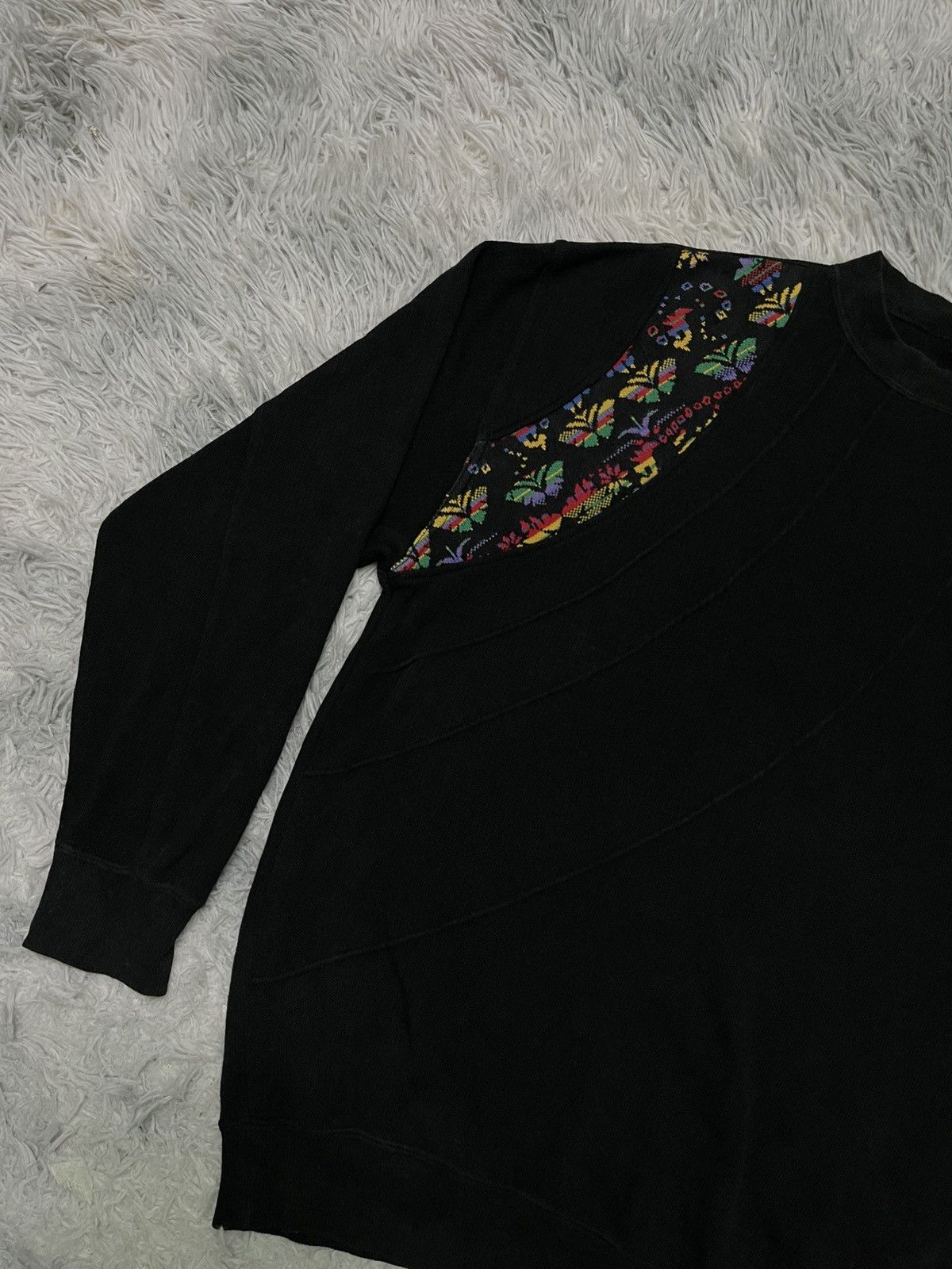 Kenzo 90s KENZO GOLF SWEAT TRAINER LOGO EMBROIDERY BLACK Size US L / EU 52-54 / 3 - 4 Thumbnail
