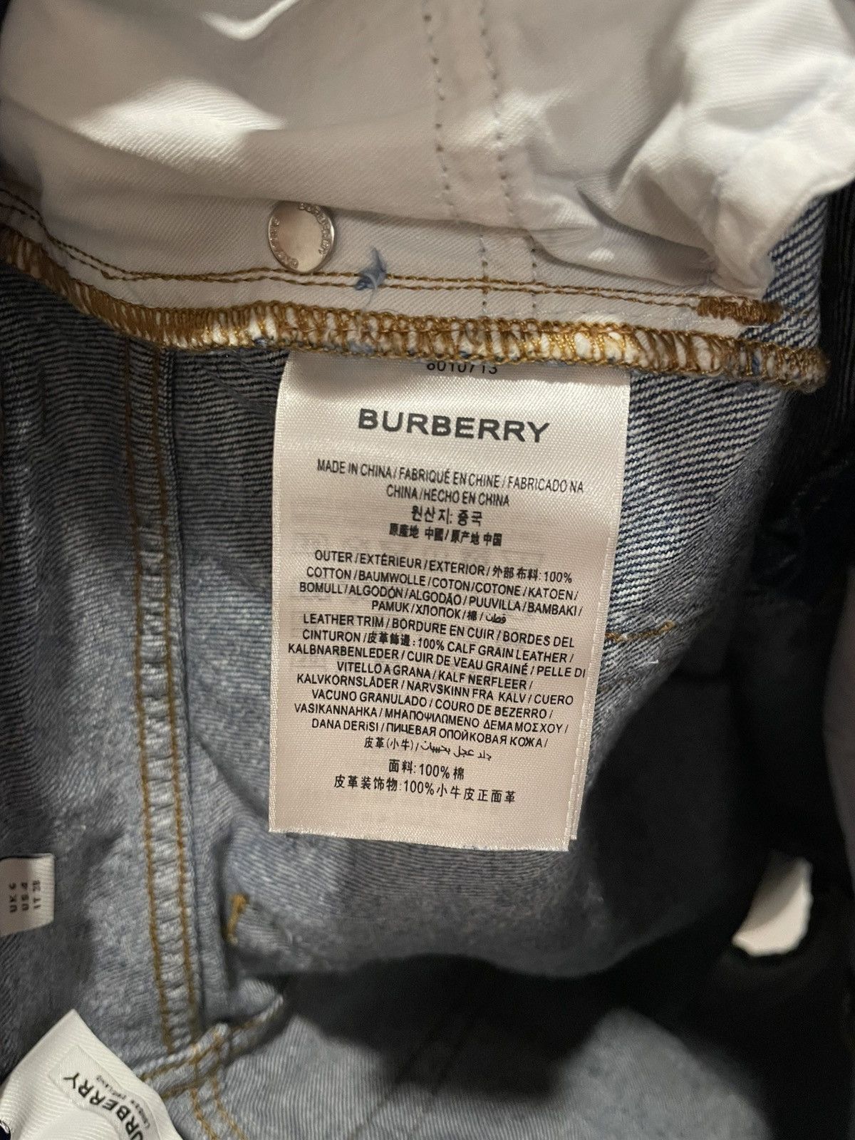 Burberry Burberry London blue denim mini skirt Size 26" / US 2 / IT 38 - 7 Thumbnail