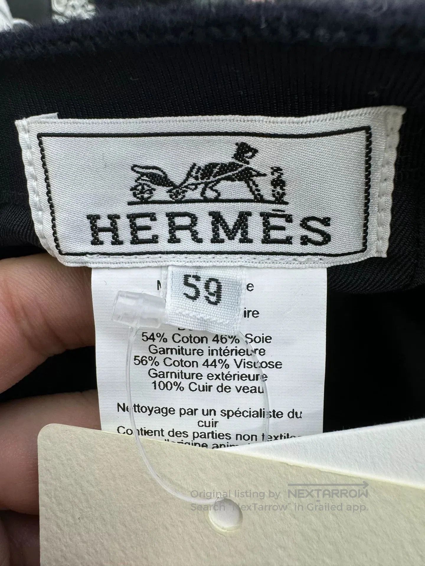 Hermes Hermès Men's Silk Beanie. Size ONE SIZE - 3 Thumbnail