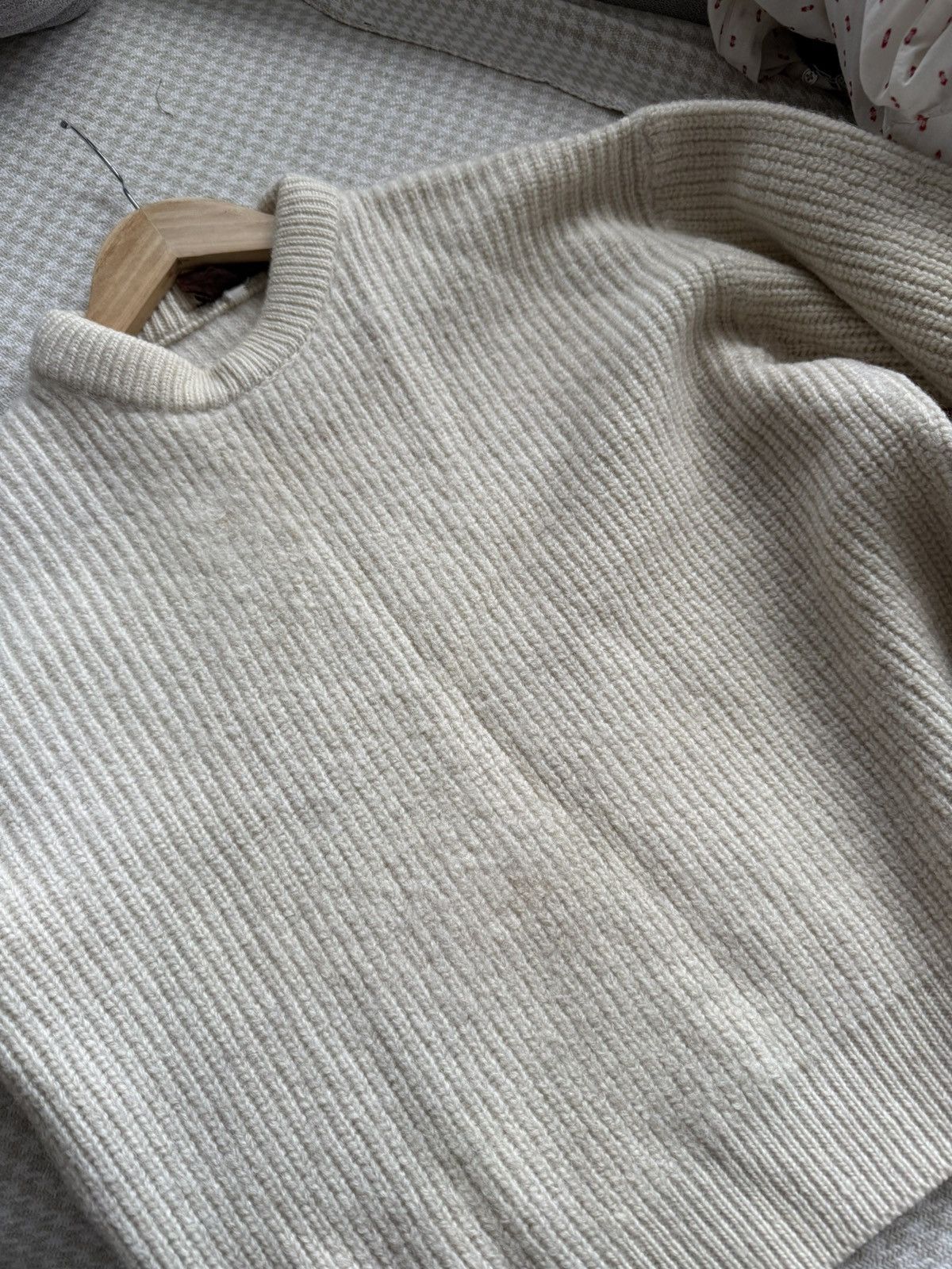 Barbour Vintage 80s Barbour Wool Knit Fisherman Croped Sweater Size US M / EU 48-50 / 2 - 13 Thumbnail