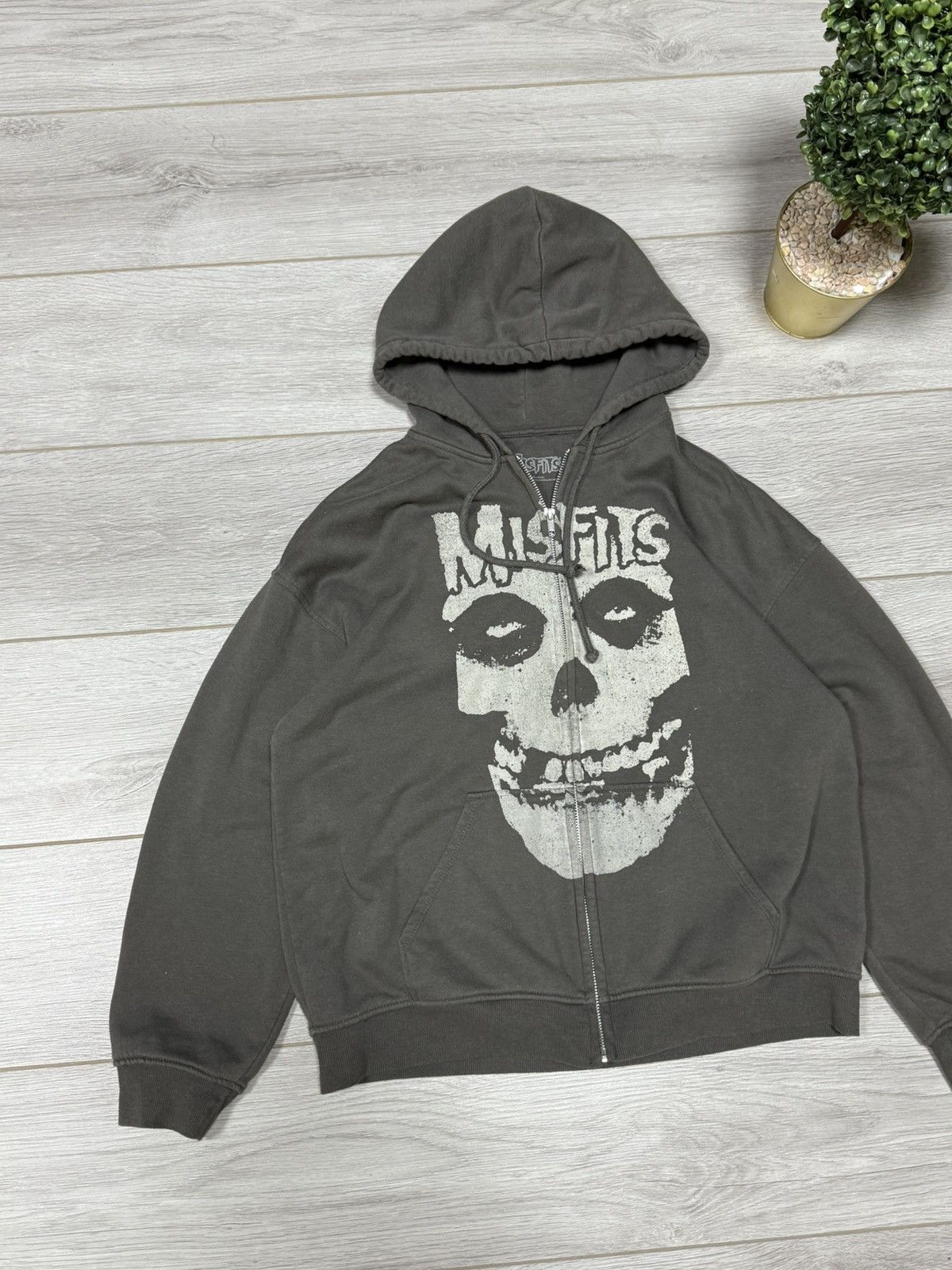 Band Tees Misfits hoodie skull big logo zip Size US M / EU 48-50 / 2 - 2 Thumbnail