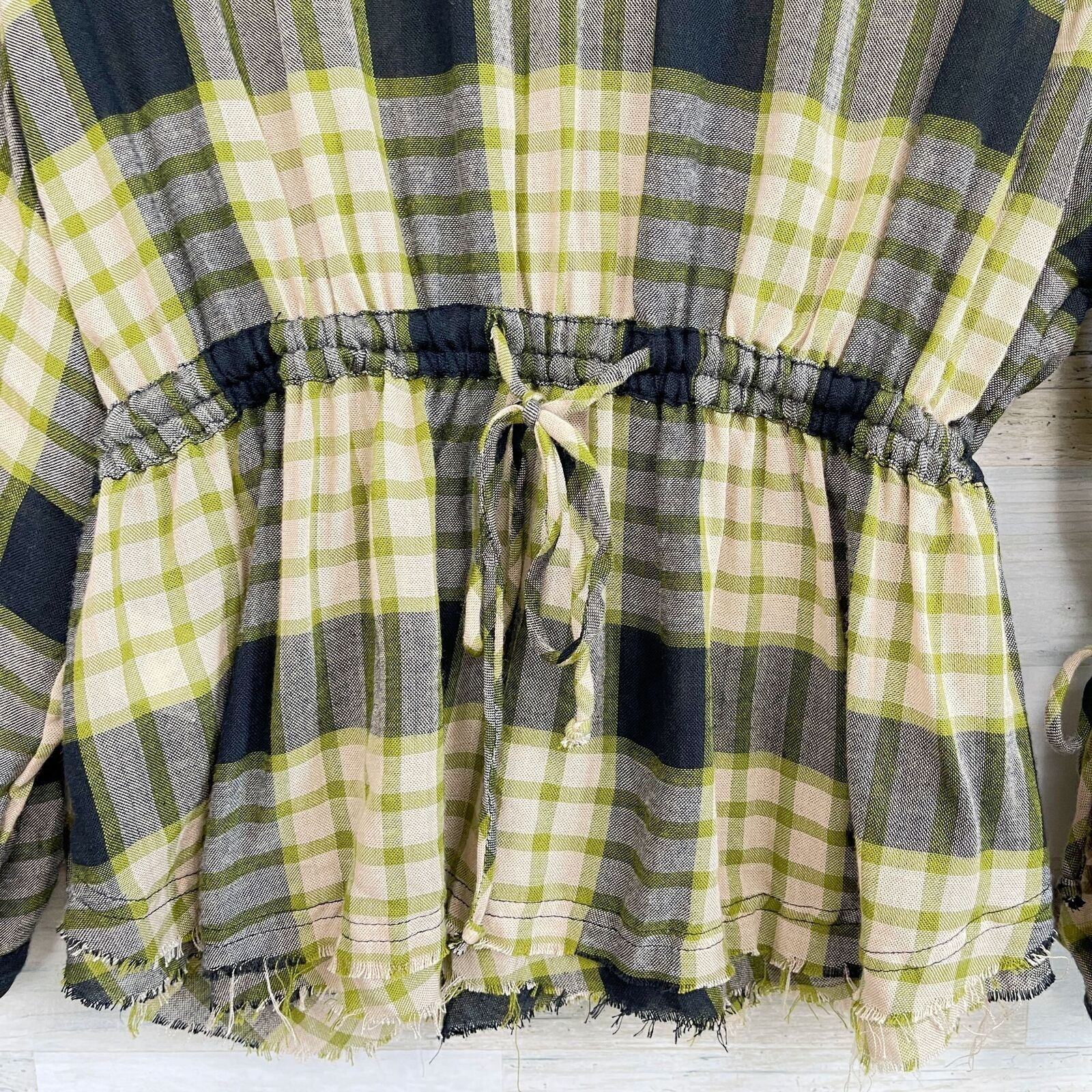 Free People We The Free People Pacific Dawn Plaid Shirt Womens Small Size S / US 4 / IT 40 - 6 Thumbnail