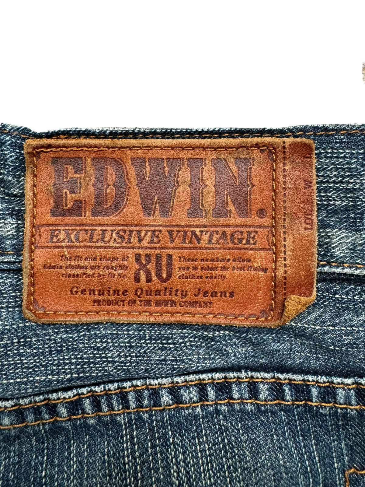 Edwin Vintage Edwin XV Distressed Baggy Jeans lgb style Size US 34 / EU 50 - 8 Thumbnail