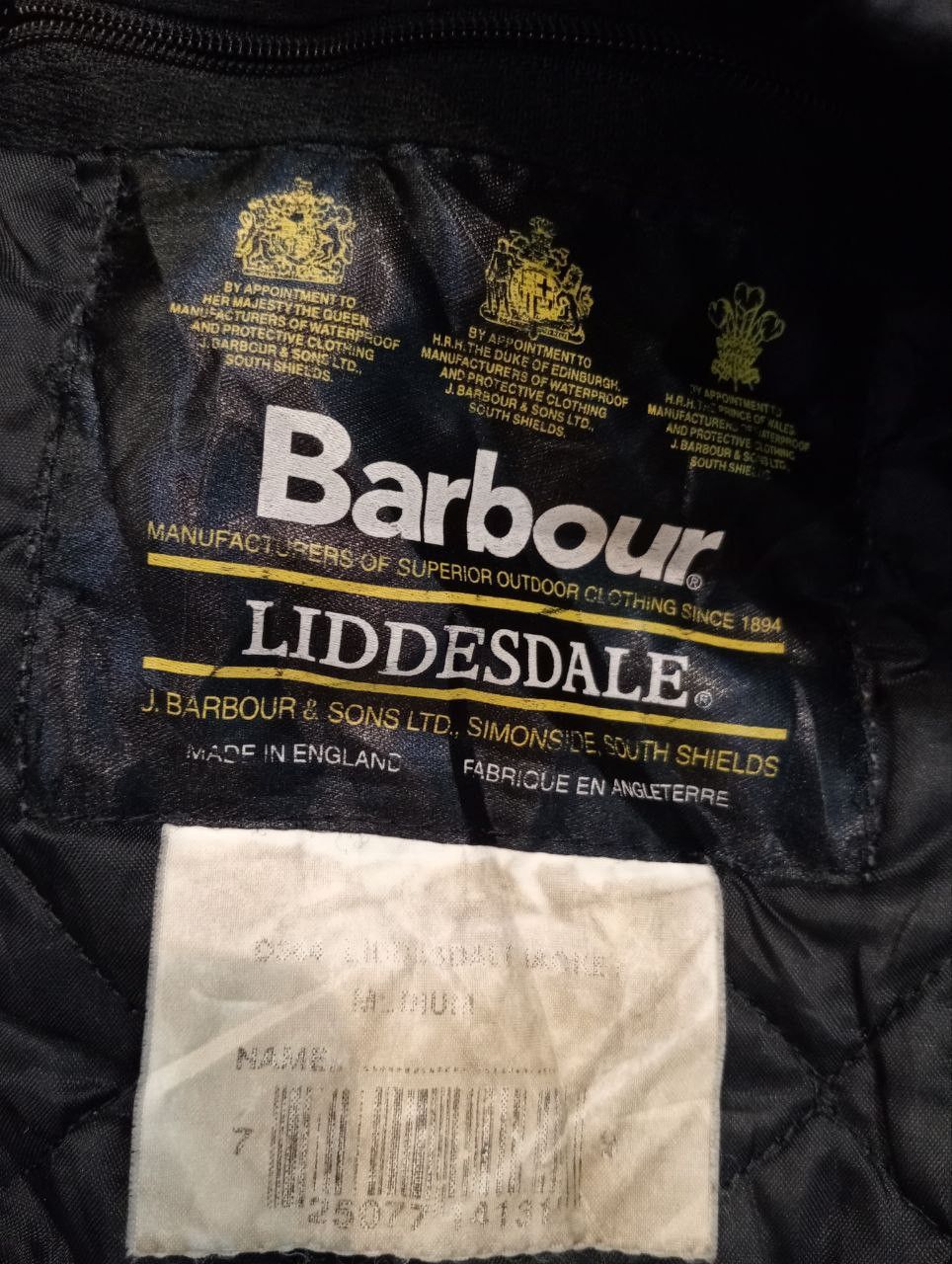 Barbour BARBOUR LIDDESDALE CLASSIC QUILTED JACKET Size US M / EU 48-50 / 2 - 8 Thumbnail
