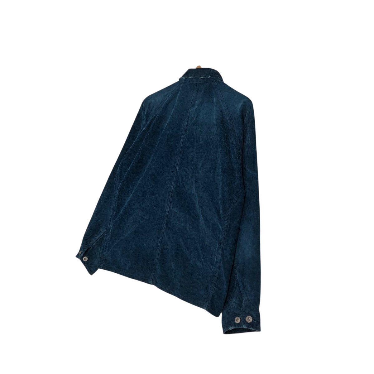 Japanese Brand 📌Rich Blue Indigo Chore Work Jacket Poober Issey Miyake Size US S / EU 44-46 / 1 - 11 Thumbnail