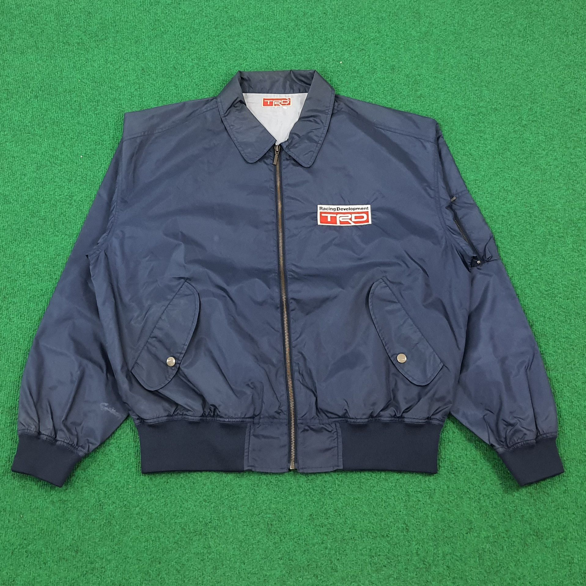 Japanese Brand × Vintage Vintage TRD Toyota Japan Motor Sports Racing Jacket Size US XL / EU 56 / 4 - 3 Thumbnail