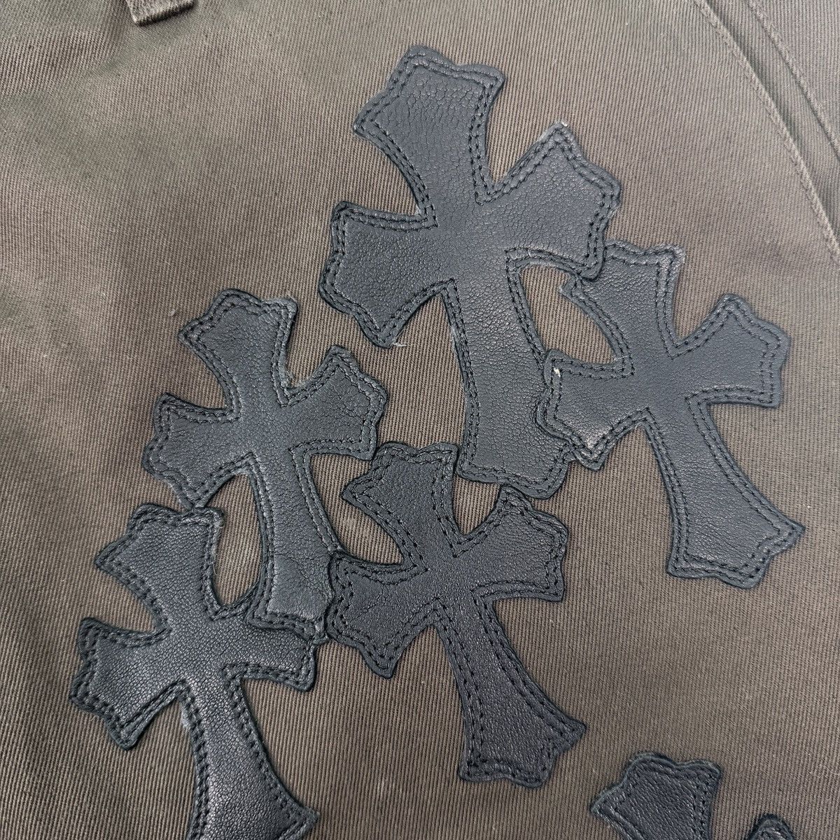 Chrome Hearts Chrome Hearts Brown black/cheetah patch Flooded Chino Size US 34 / EU 50 - 8 Thumbnail