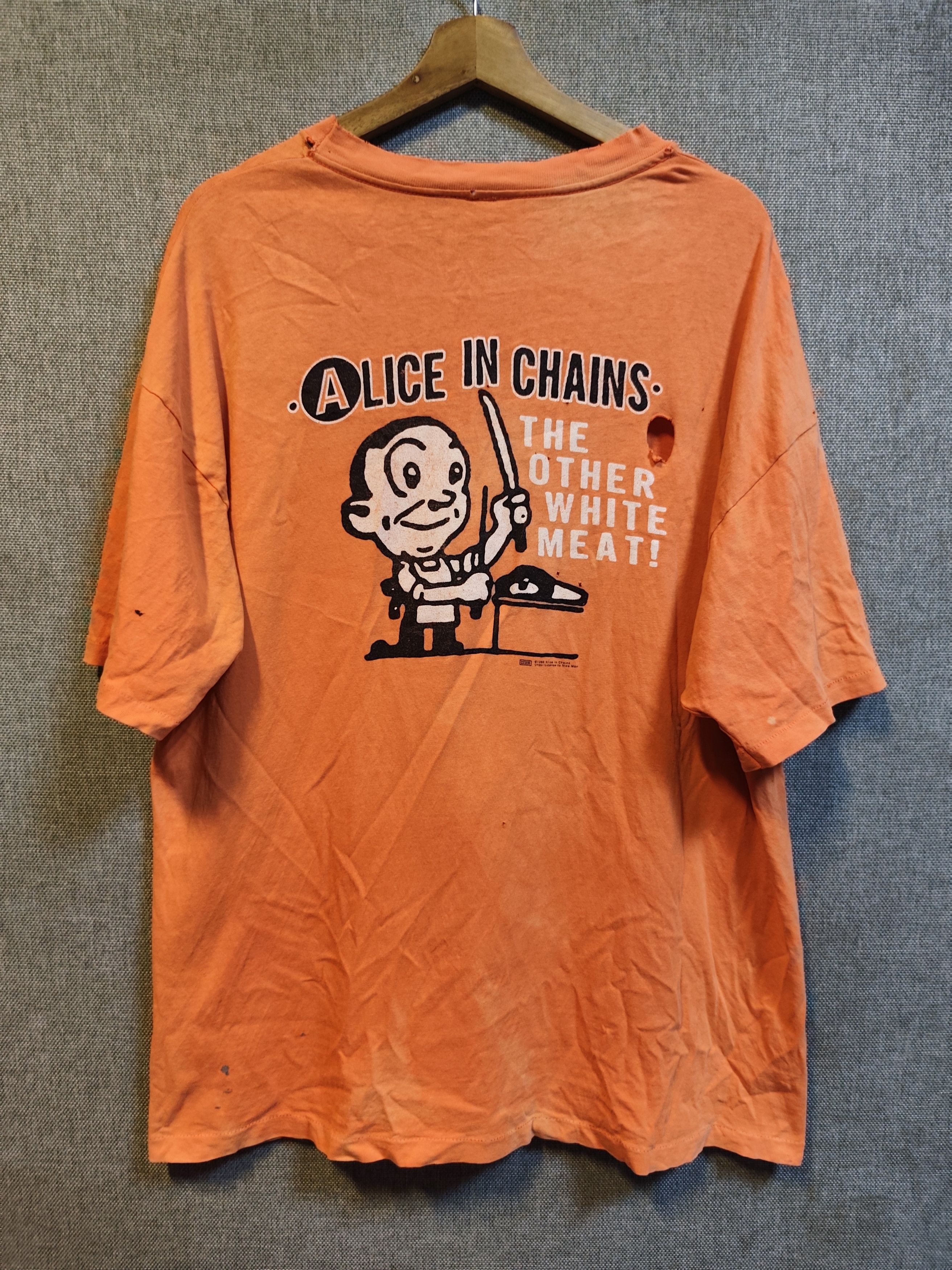 Band Tees Vtg 1996 Alice In Chains "The Other White Meat" Distressed Size US L / EU 52-54 / 3 - 1 Thumbnail