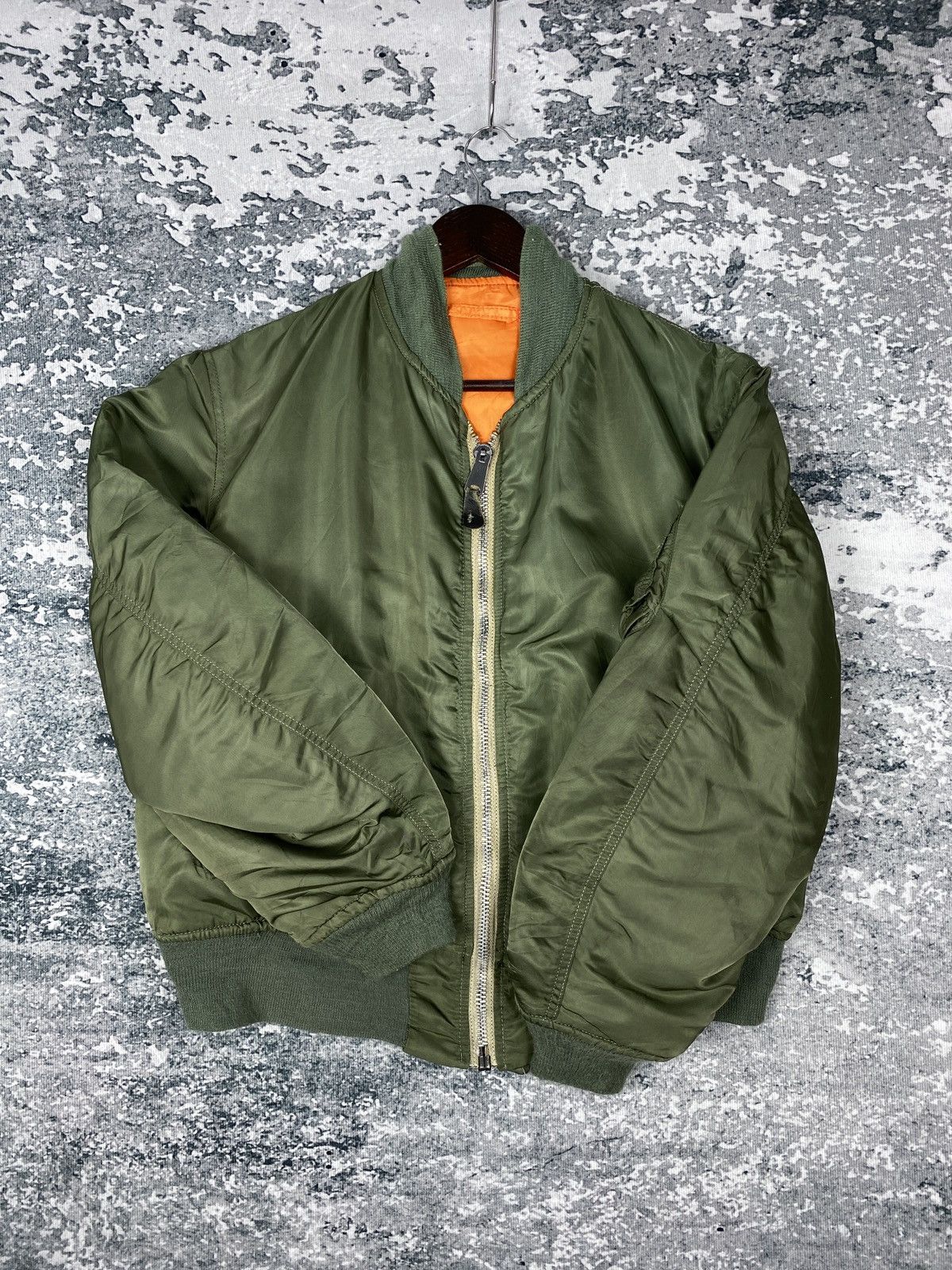 Alpha Industries Vintage Alpha Industries MA-1 Bombers Jacket Size US M / EU 48-50 / 2 - 6 Thumbnail