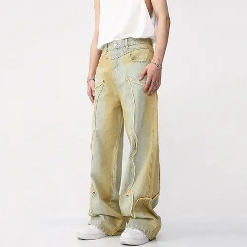 Japanese Brand × Jean High Street Male Fashion Vintage Jeans Trendy American Style Size US 32 / EU 48 - 1 Thumbnail