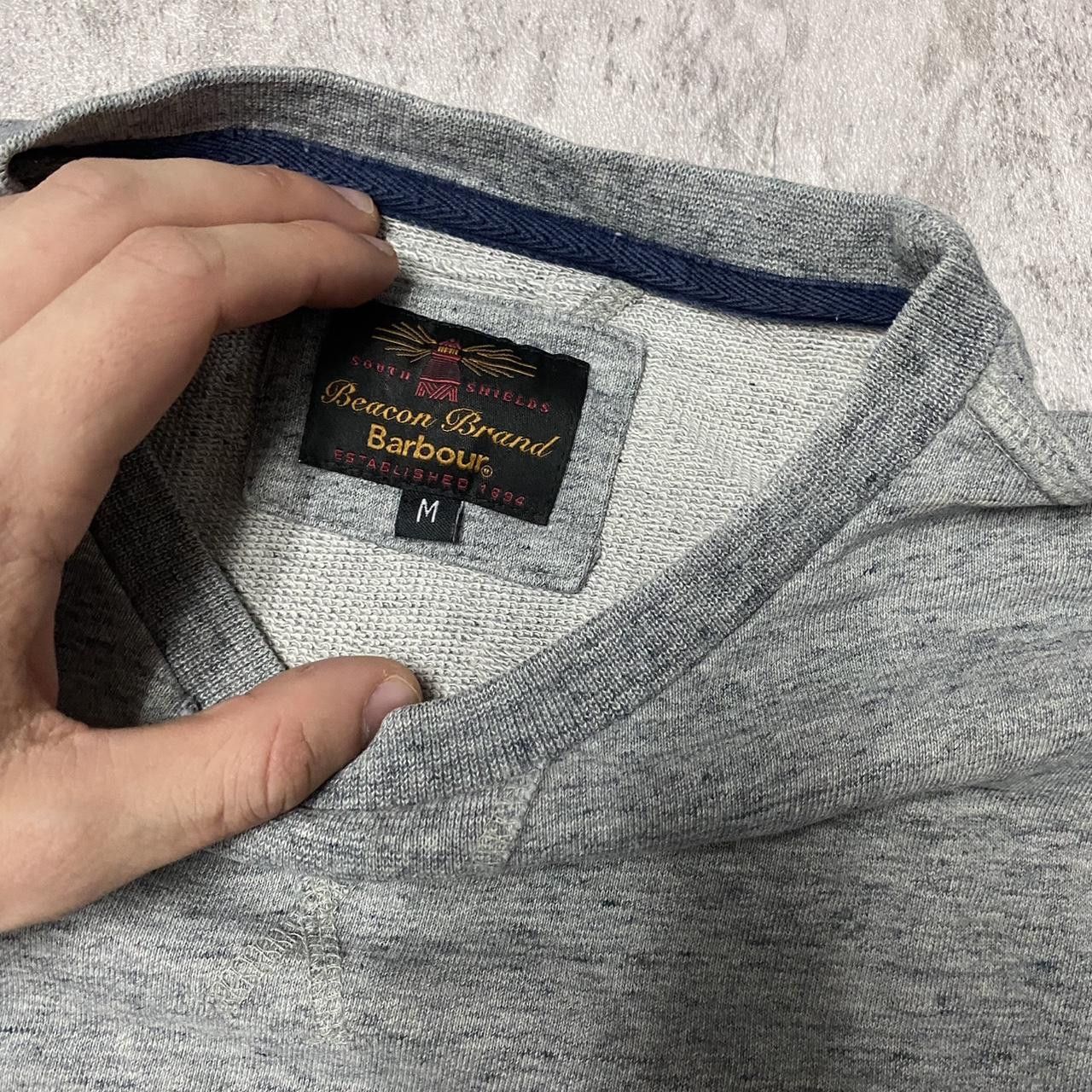 Barbour Grey Barbour sweatshirt with embroidered logo Size US M / EU 48-50 / 2 - 3 Thumbnail
