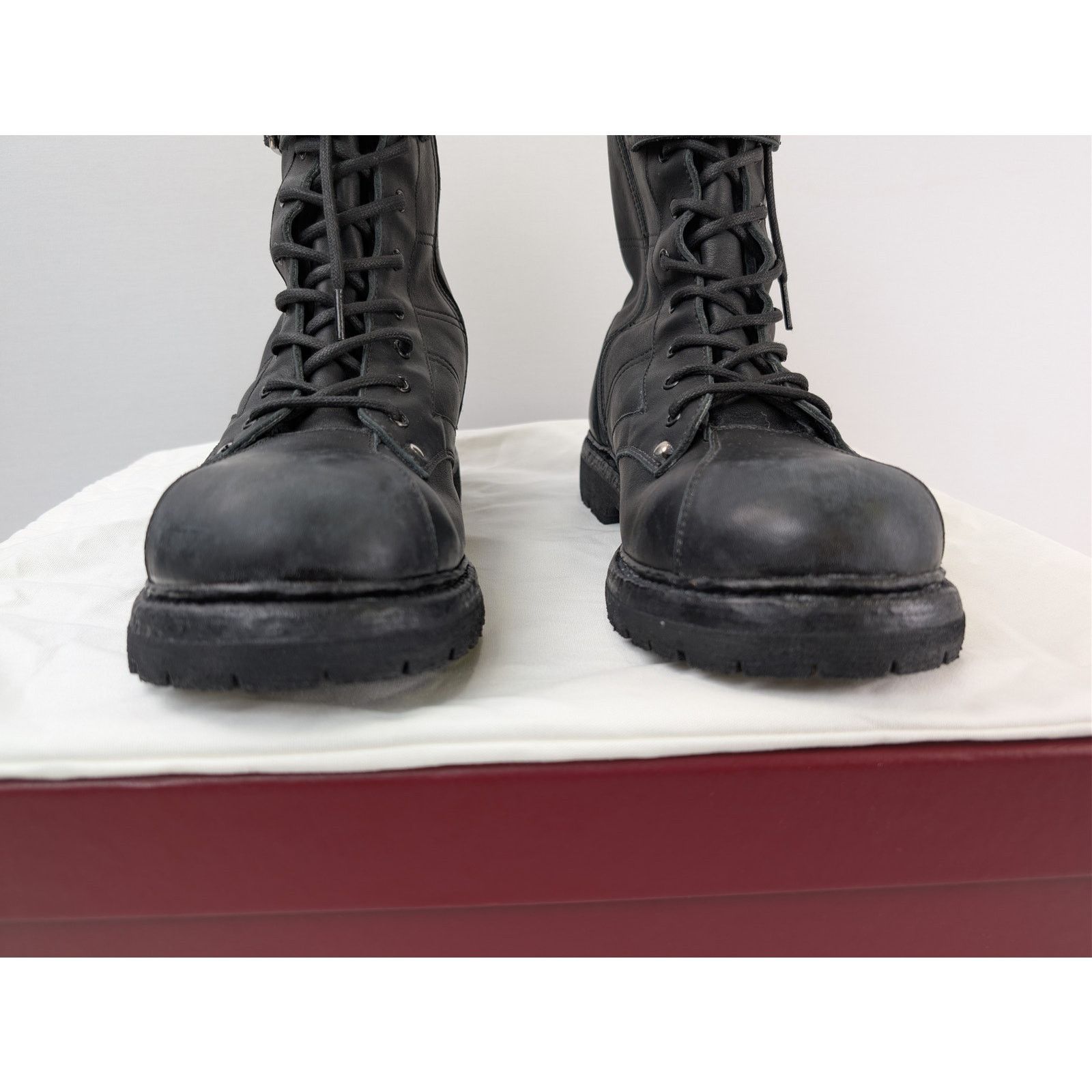 Gucci o1rshd1 Watch Calf Boots in Black Size US 12.5 / EU 45-46 - 15 Thumbnail