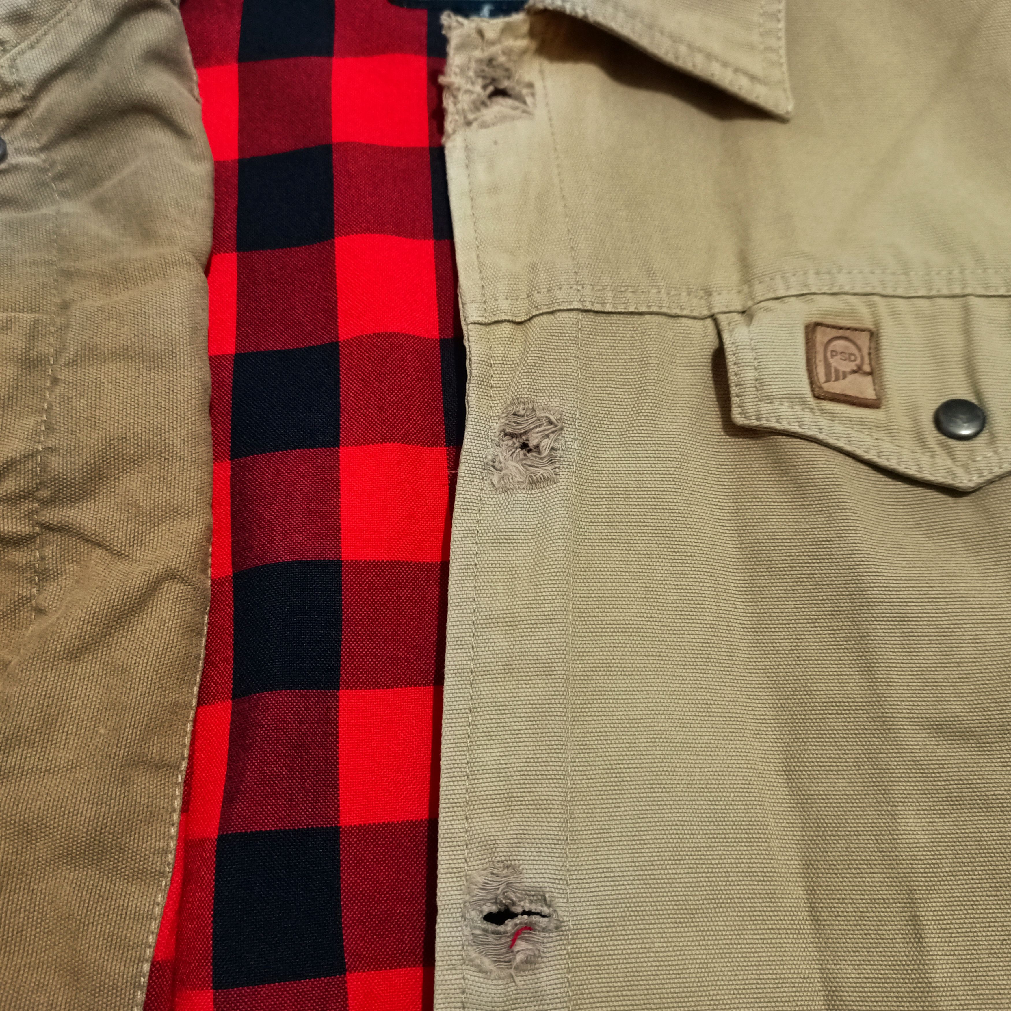 Canvas Rare Peter Says Denim Canvas Jacket Buffalo Plaid Lining Size US M / EU 48-50 / 2 - 4 Thumbnail
