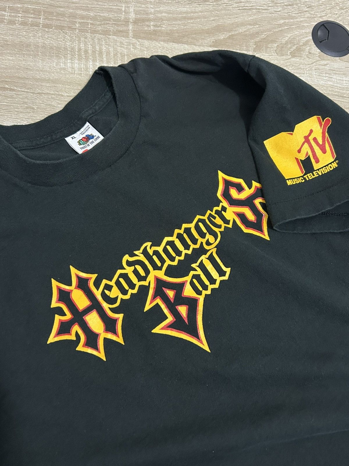 Vintage 1989 Headbangers Ball MTV Size US XL / EU 56 / 4 - 2 Thumbnail