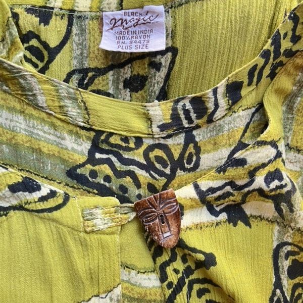 Vintage Vintage Black Magic cowrie shell tribal 2pc set Size 42" / US 20 - 8 Thumbnail
