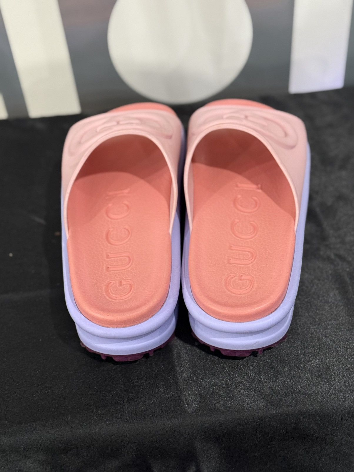 Gucci Gucci GG logo Platform Slides Size US 9 / IT 39 - 3 Thumbnail