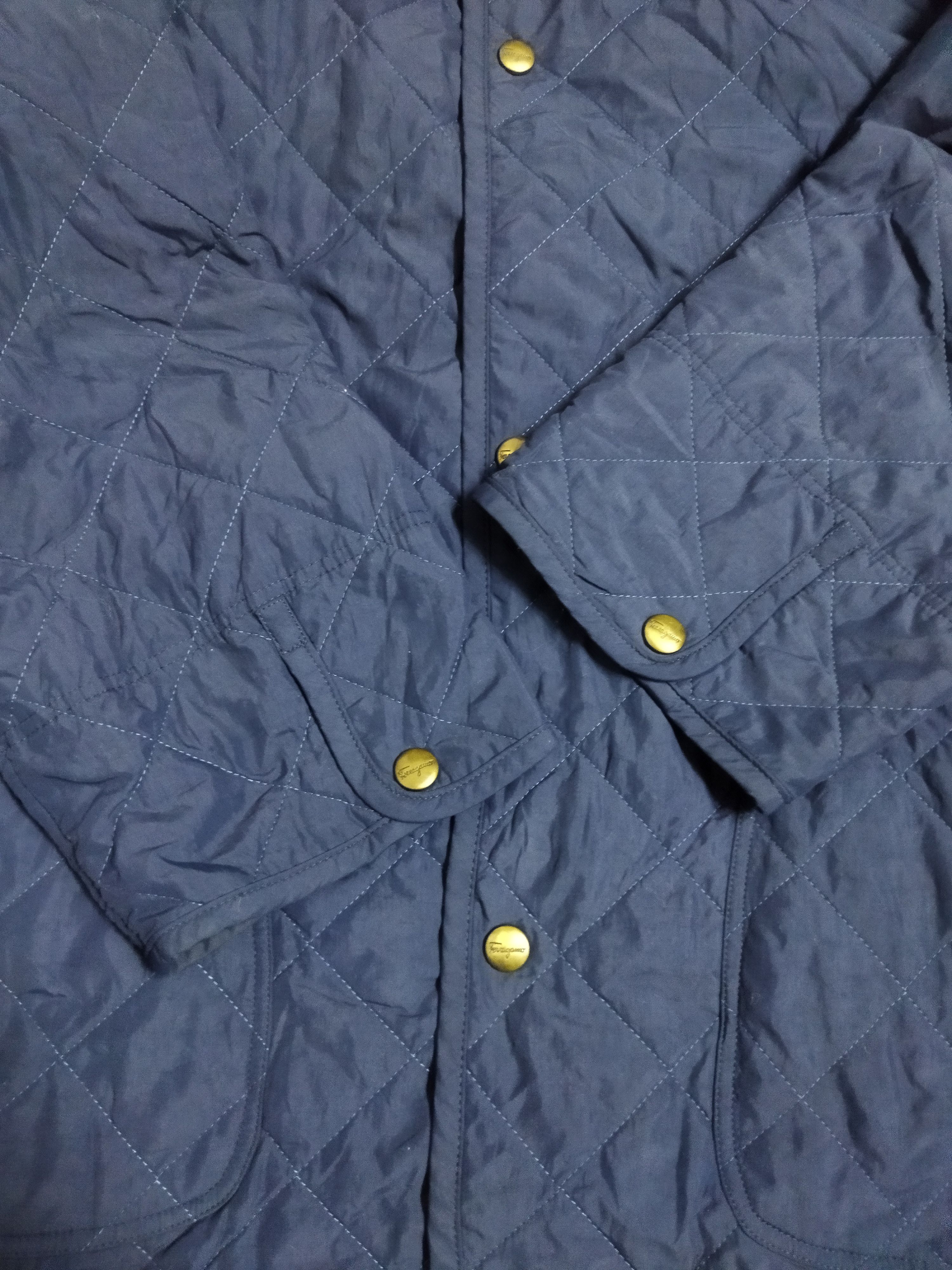 Salvatore Ferragamo Salvatore Ferragamo Quilted Jacket Size US XL / EU 56 / 4 - 6 Thumbnail