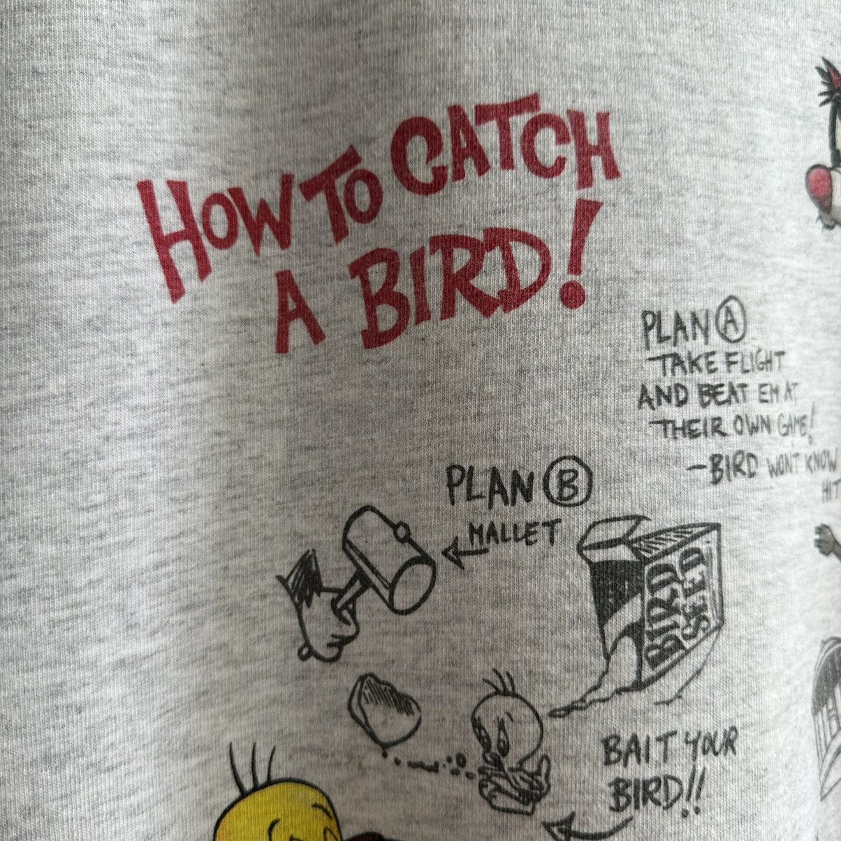 Warner Bros Vintage 1996 Looney Tunes Warner Bros Single Stitch Tee Size US XL / EU 56 / 4 - 4 Thumbnail