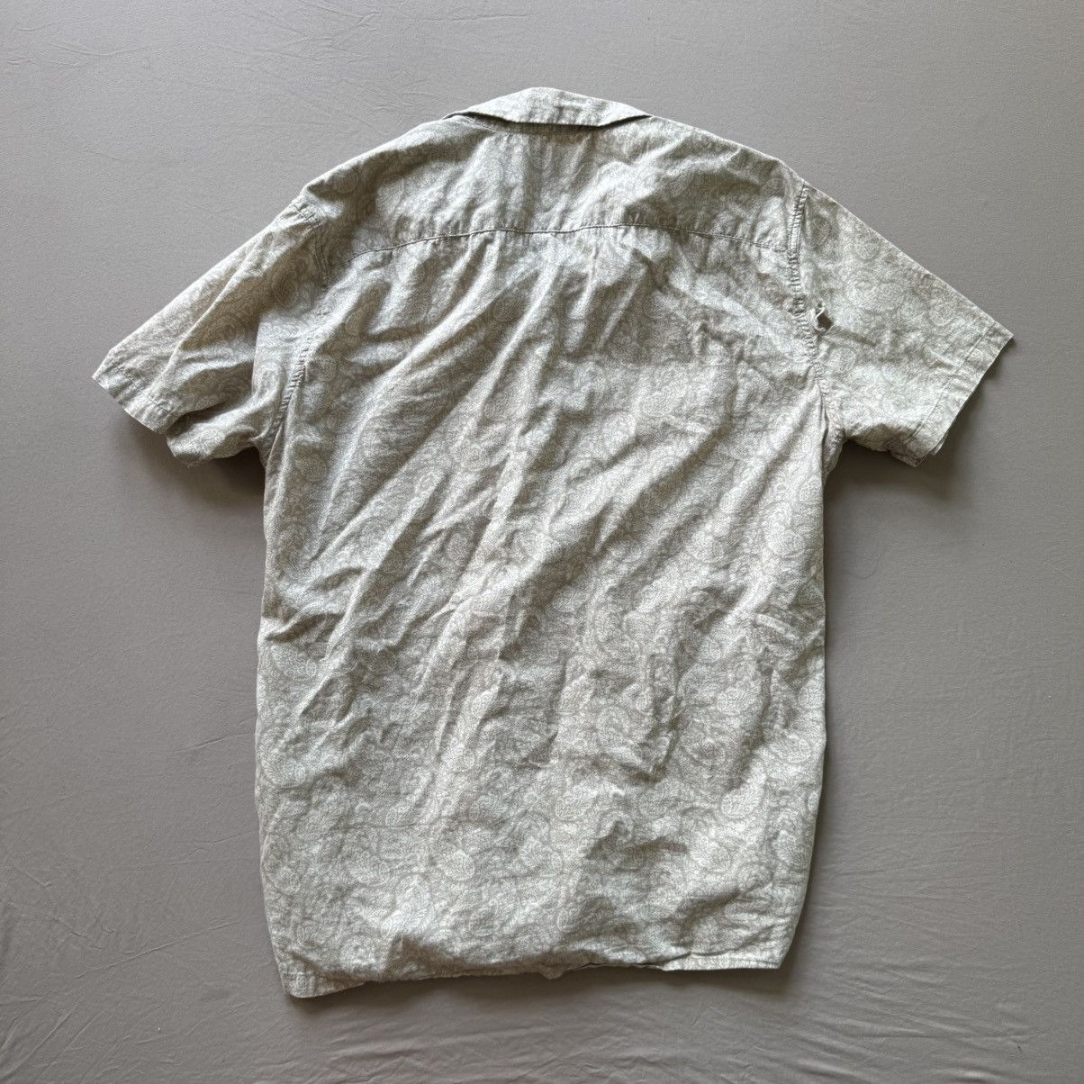 Abercrombie & Fitch Abercrombie & Fitch Camp Collar Button-Up Printed Shirt Size US L / EU 52-54 / 3 - 2 Thumbnail