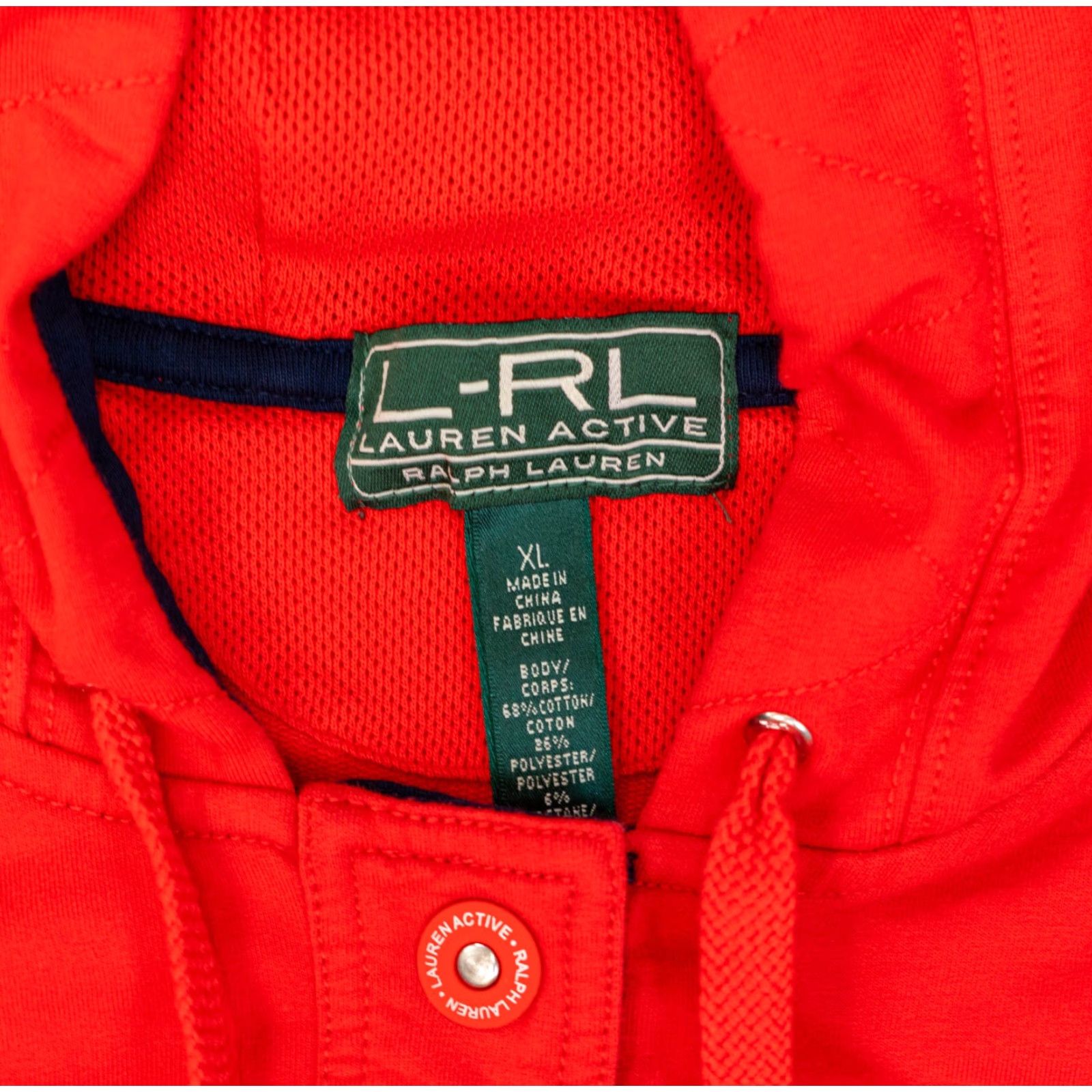Vintage VINTAGE Active Ralph Lauren Women's Jacket XL Red Yacht Club Hooded Pockets Preppy Size XL / US 12-14 / IT 48-50 - 4 Thumbnail