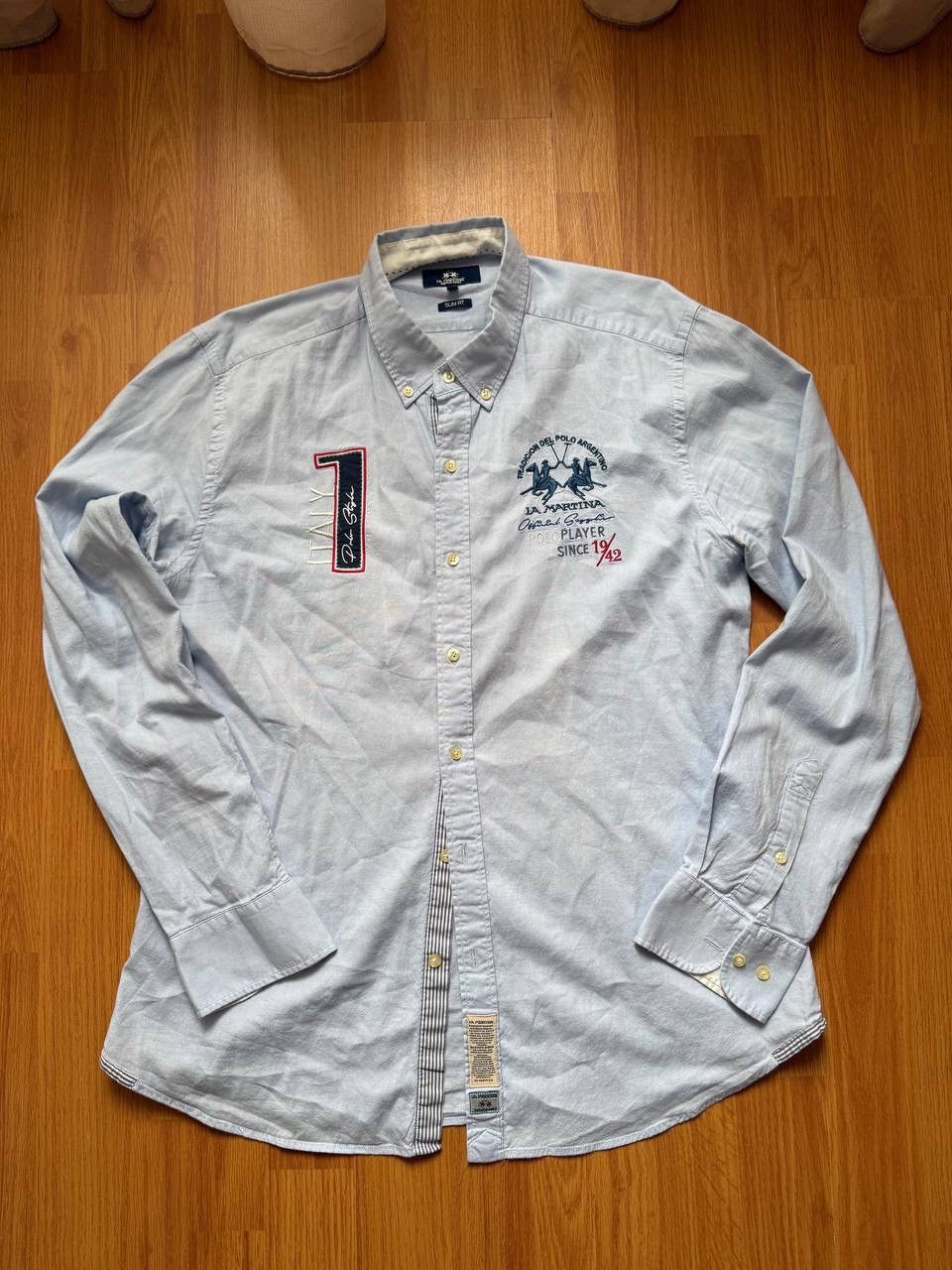 La Martina Vintage 90s La Martina Shirt Y2K Rare Retro Hype Size US XL / EU 56 / 4 - 1 Thumbnail