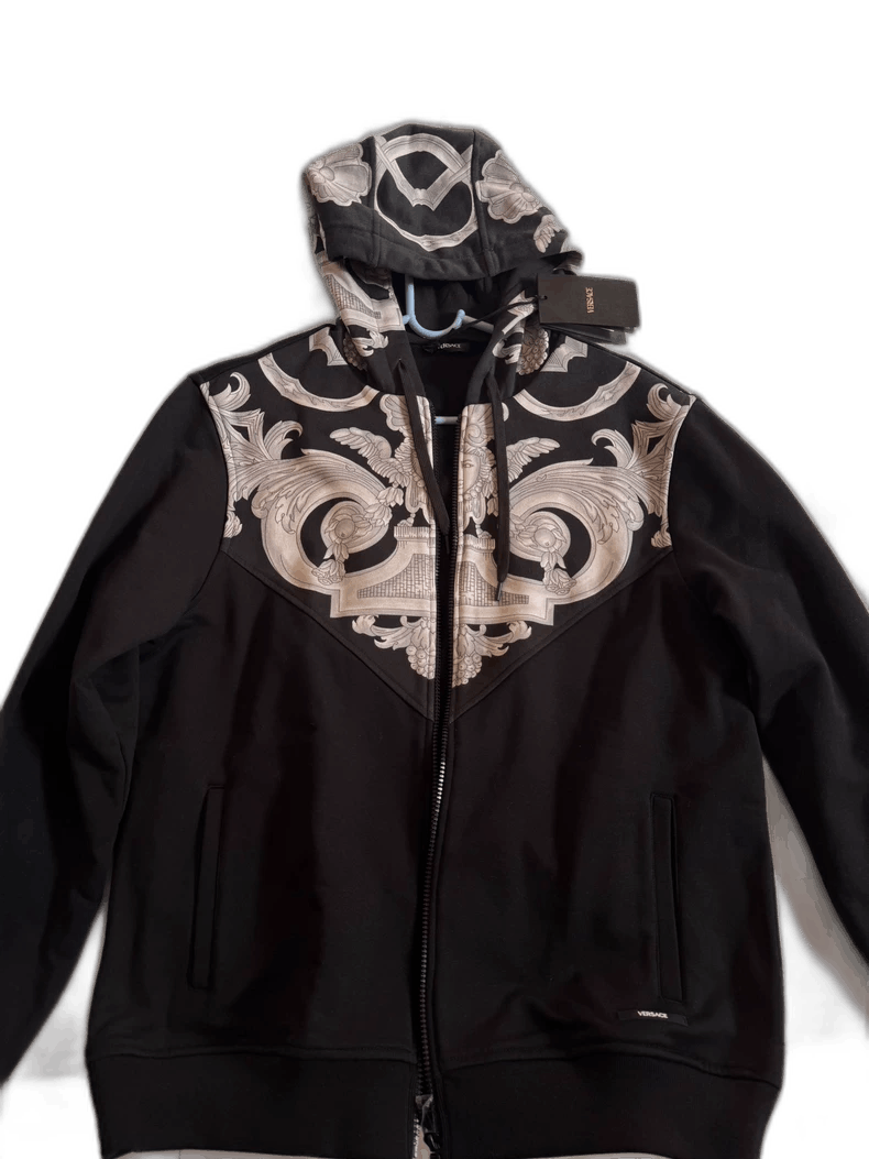 Versace Versace Hooded Zip-up Sweatshirt - dmc Size M / US 6-8 / IT 42-44 - 1 Thumbnail
