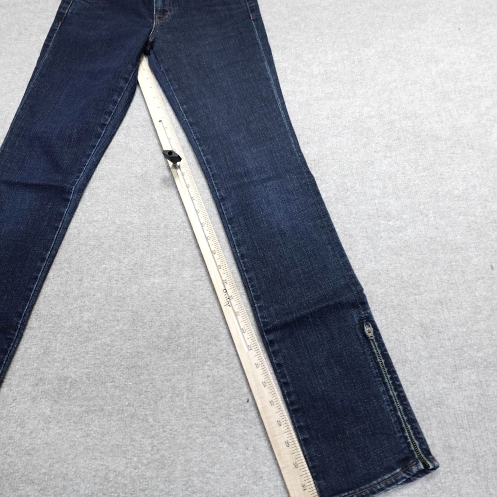 J Brand J. Brand Women's Jeans 27 Blue Ankle Zippers Skinny The Deal Made in USA Shirt? Size 27" / US 4 / IT 40 - 2 Thumbnail